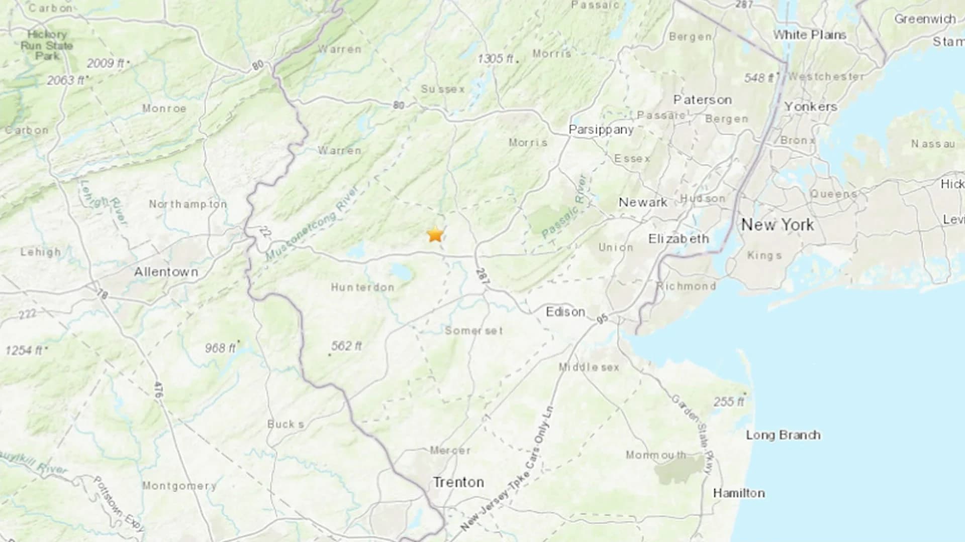 2.9 magnitude earthquake rattles New Jersey; USGS says aftershocks could last weeks or months