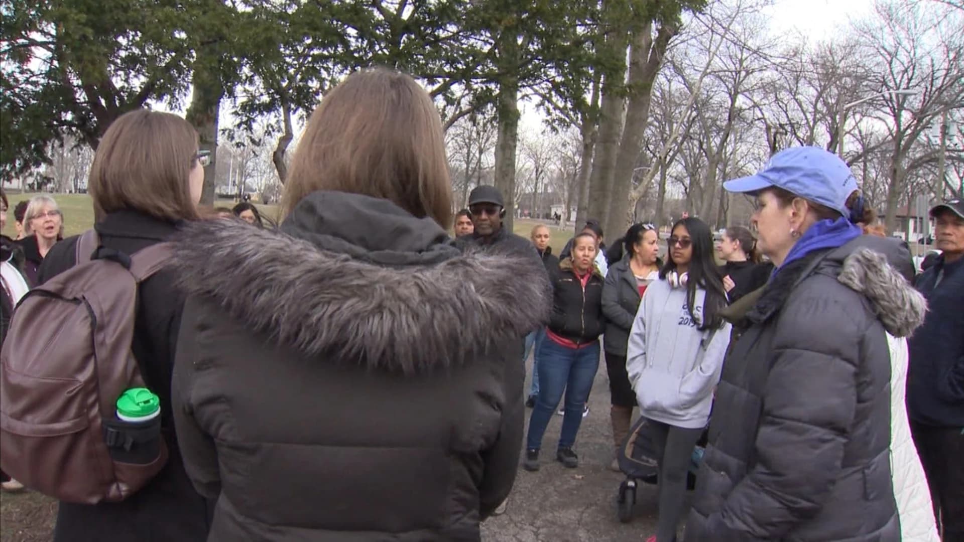 Community holds vigil in honor of woman found dead inside Jersey City park