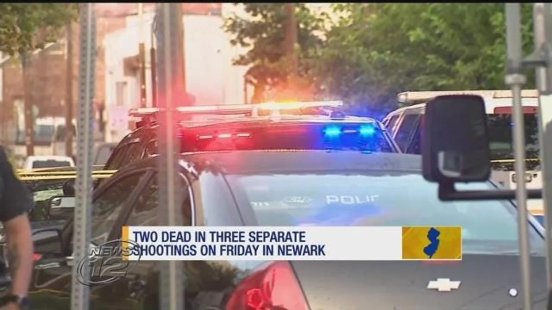 Officials: 3 separate shootings leave 2 dead in Newark