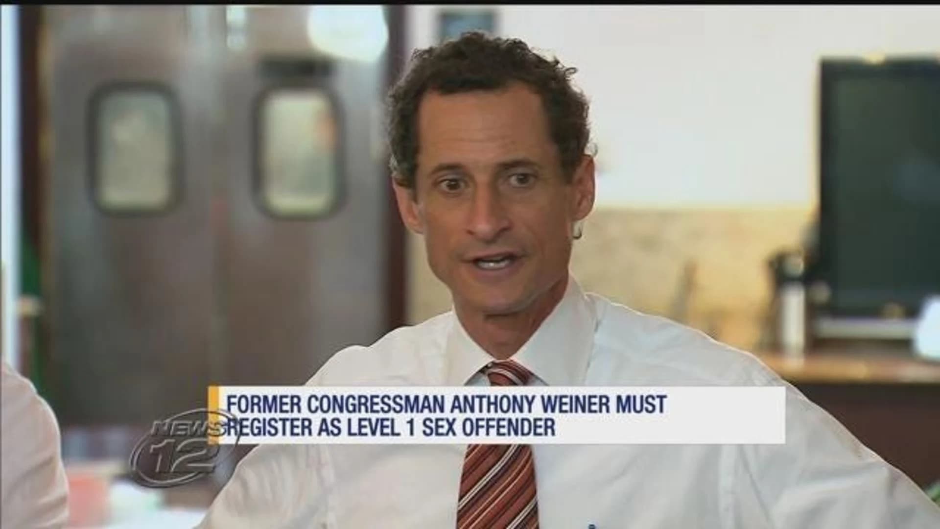 Ex-Rep. Anthony Weiner ordered to register as sex offender