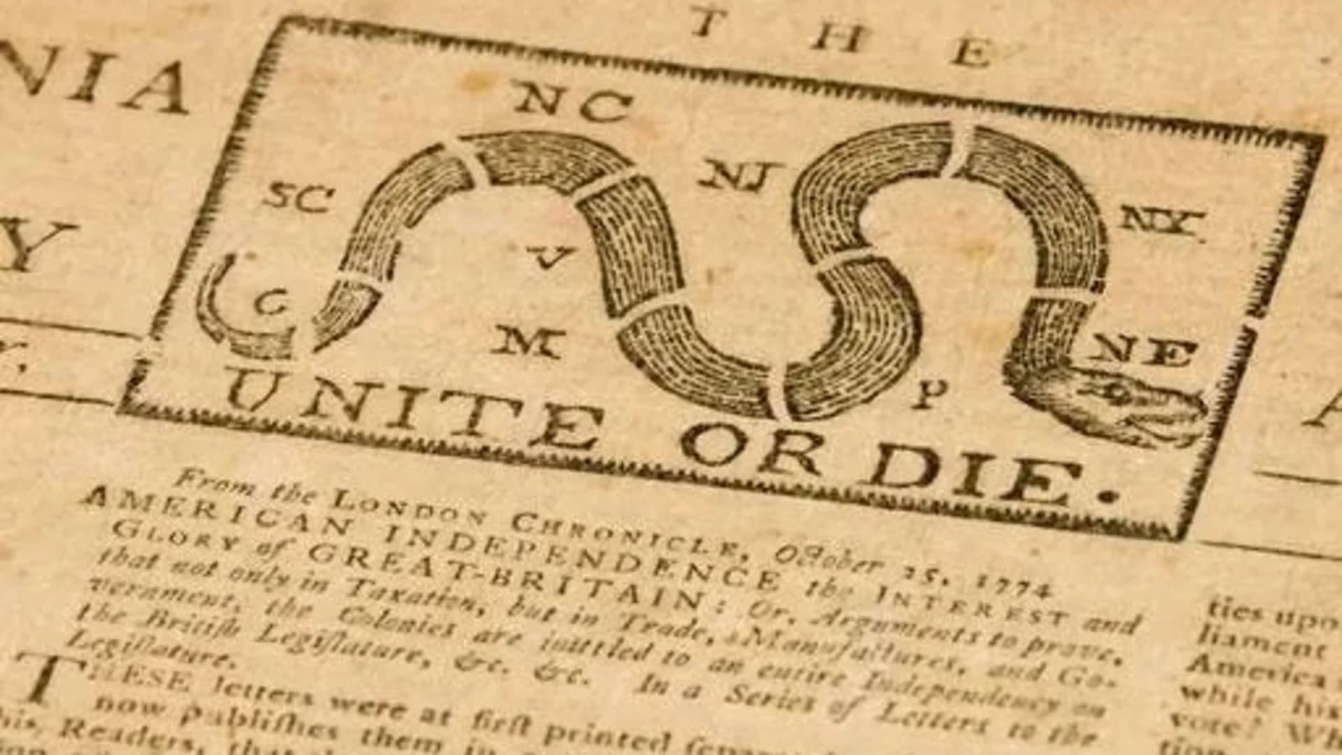 Goodwill workers in NJ find original 1774 'rebel' newspaper