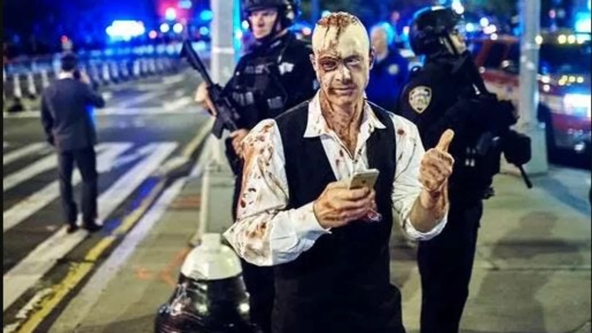 A year after attack, police out in force for NYC Halloween