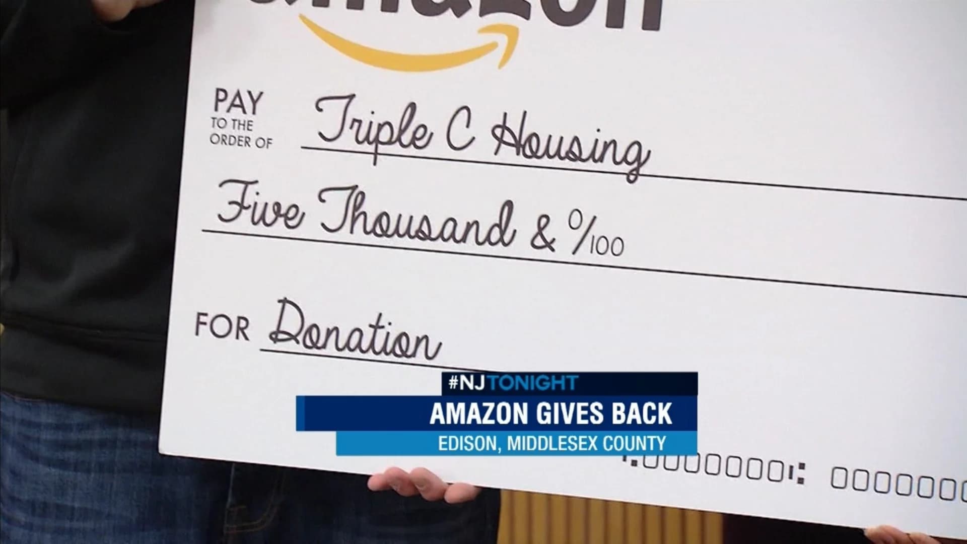 Amazon, Goya make charitable donations in New Jersey