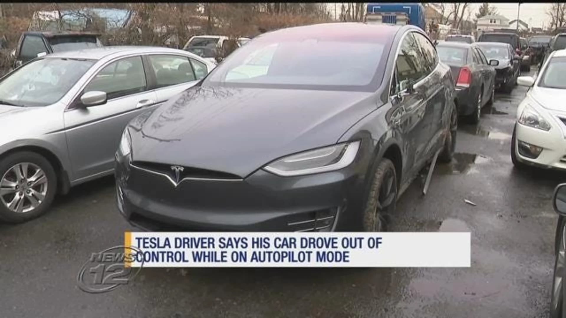 Driver blames Tesla autopilot for crash on Route 1