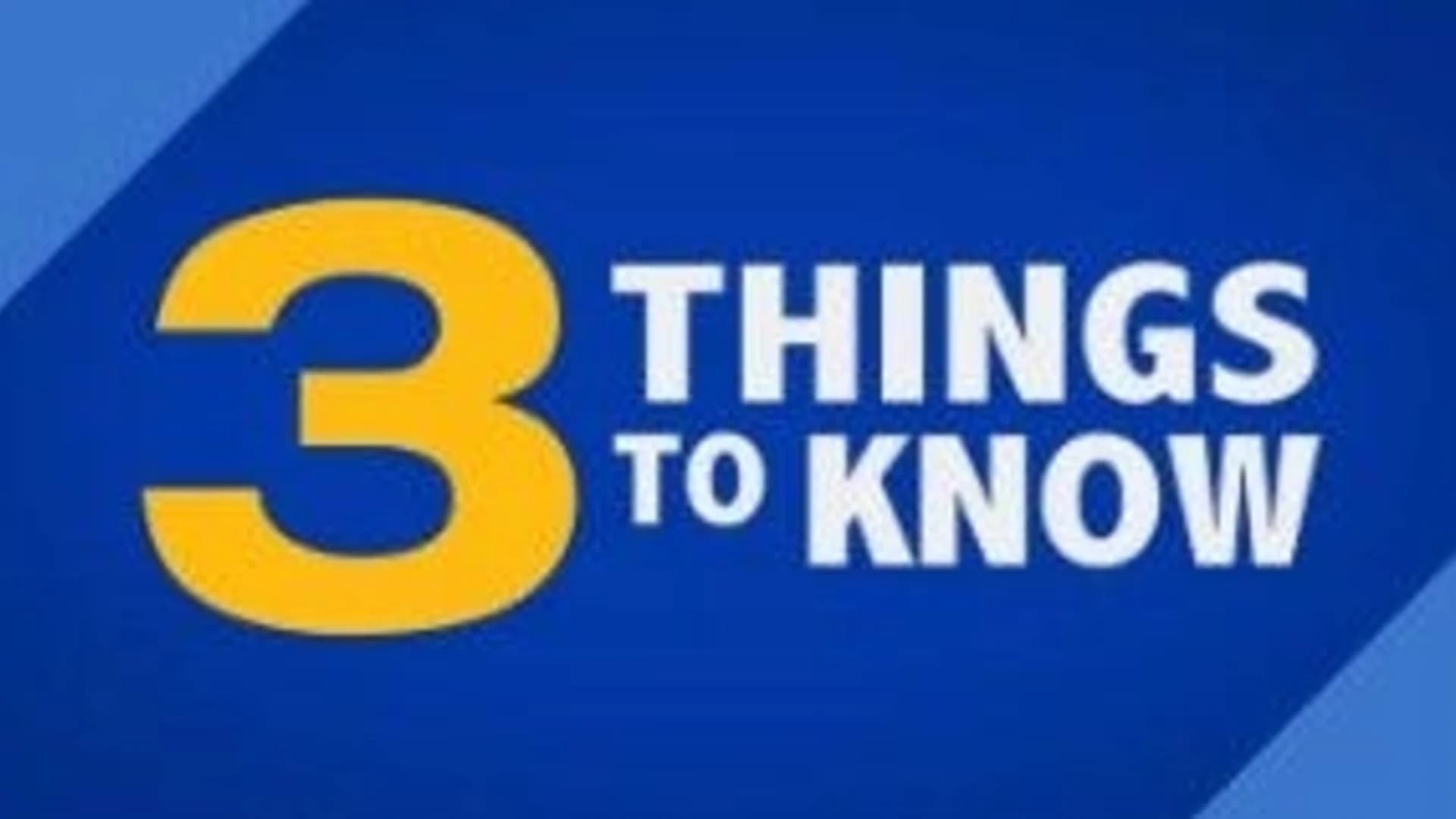 3 Things to Know – July 25, 2018