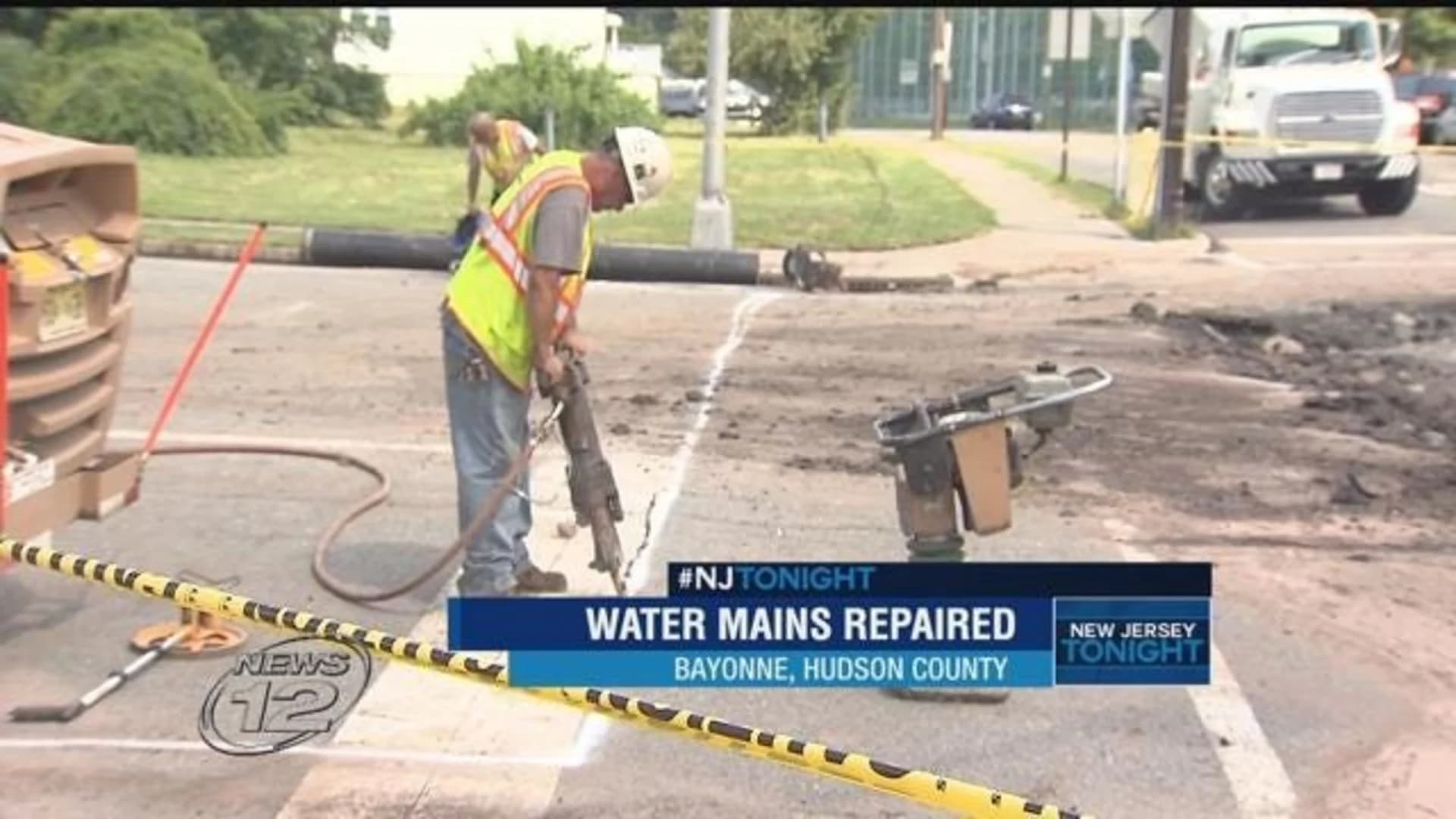 Crews repair 3 broken water mains in Bayonne