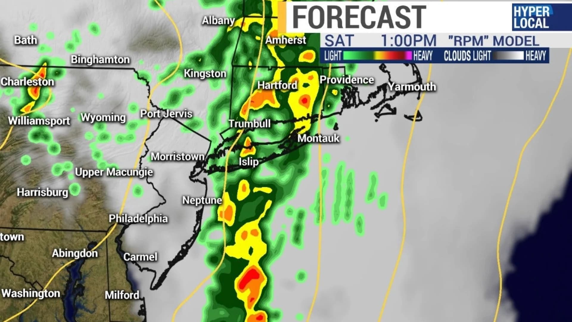 Forecast: Wet start to holiday weekend