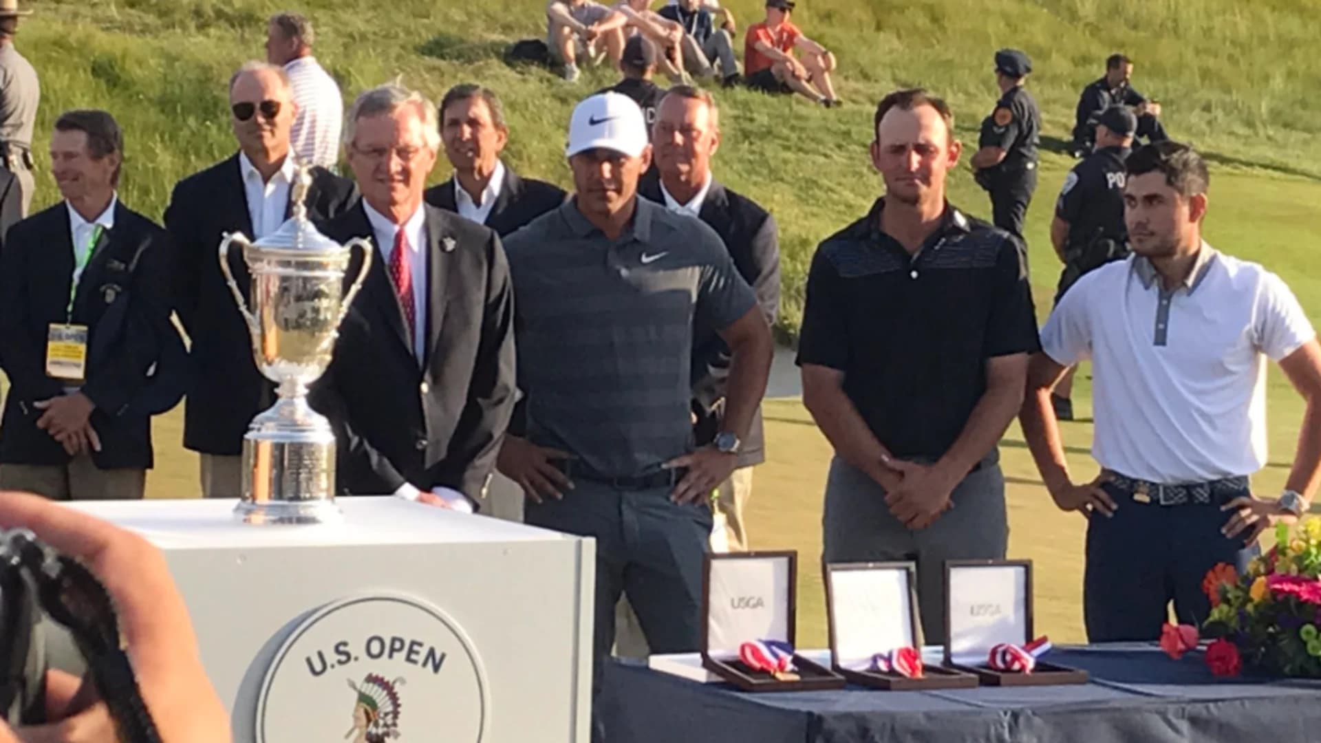 Tough course or easy, Brooks Koepka repeats as US Open champ