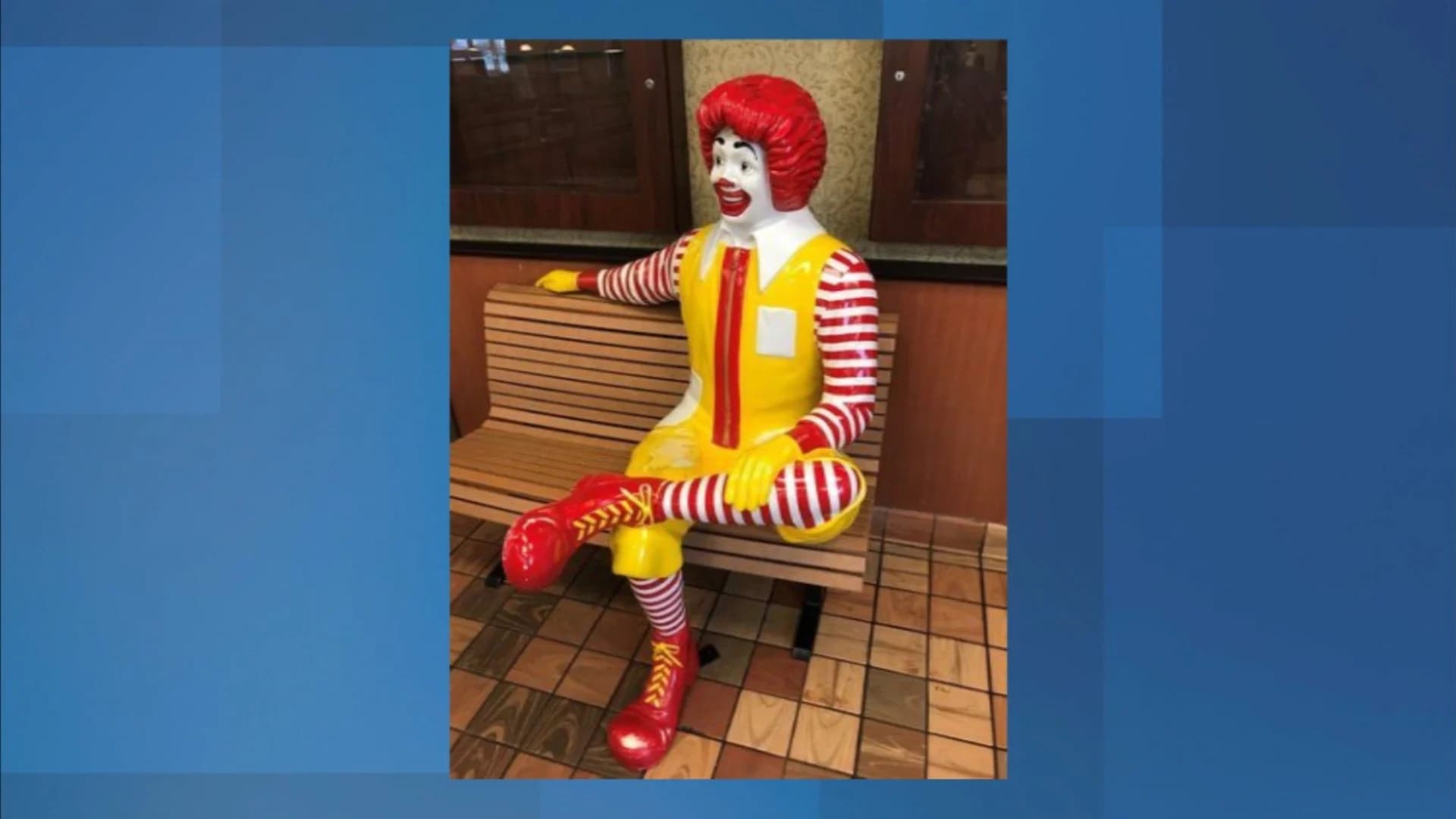 Ronald McDonald statue stolen from Clinton McDonald’s