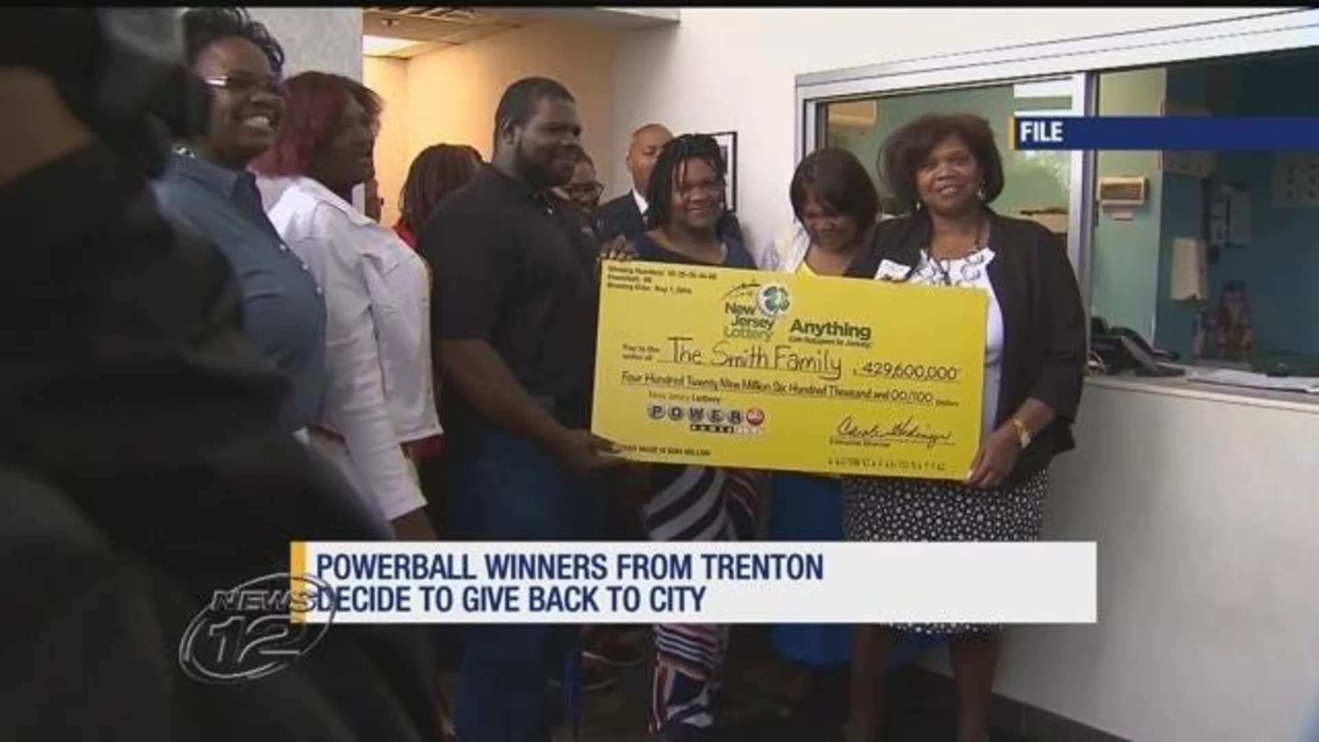 New Jersey Powerball winners use jackpot to help others