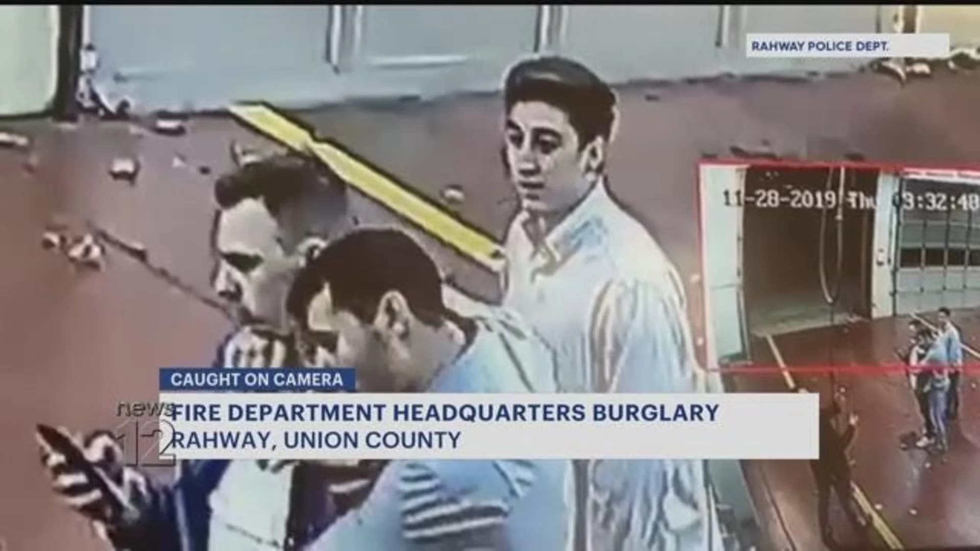 Police: 4 men burglarize Rahway Fire HQ, caught on surveillance taking selfies