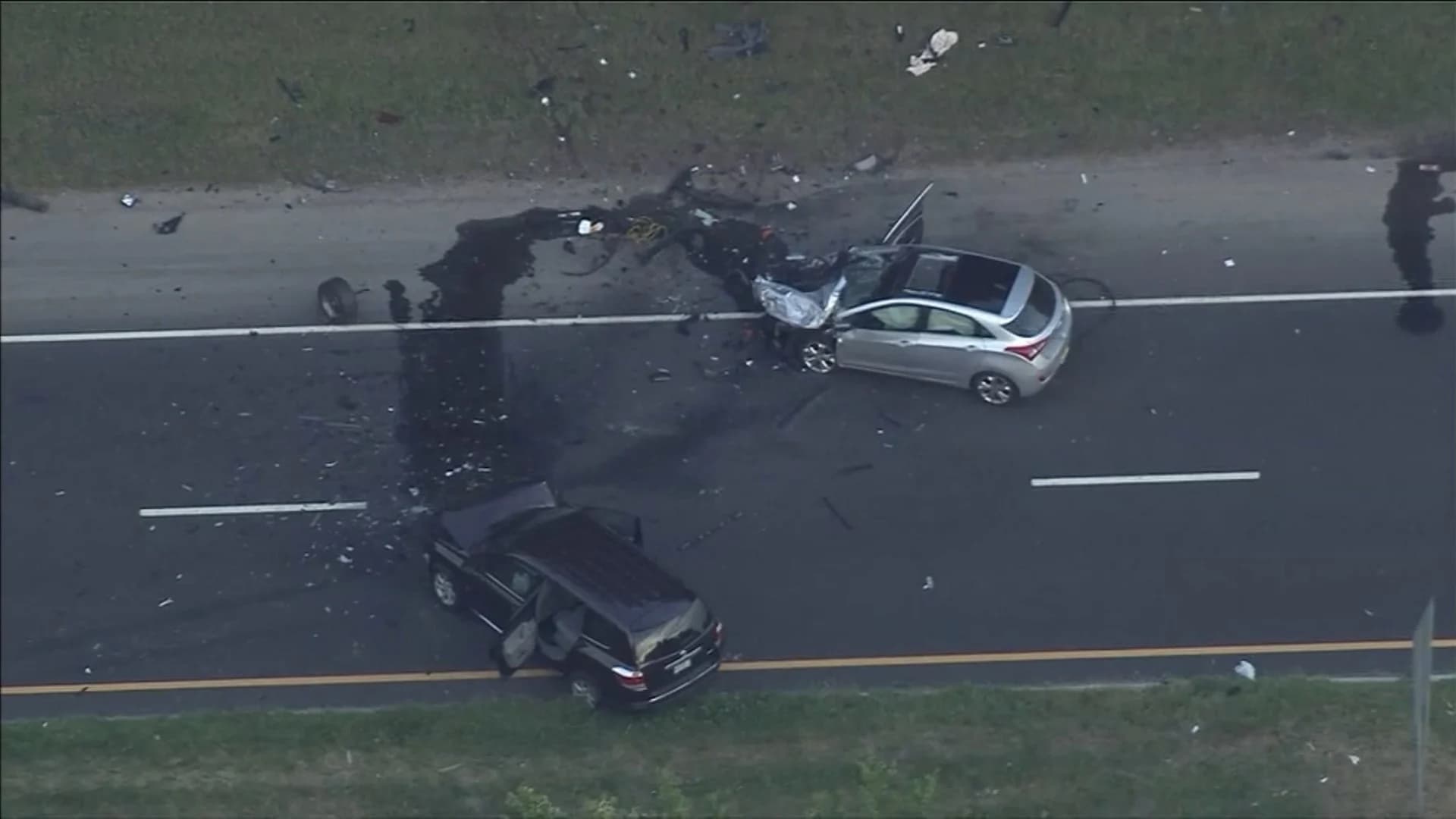 Authorities: Van involved in Route 130 deadly crash found, driver remains at large