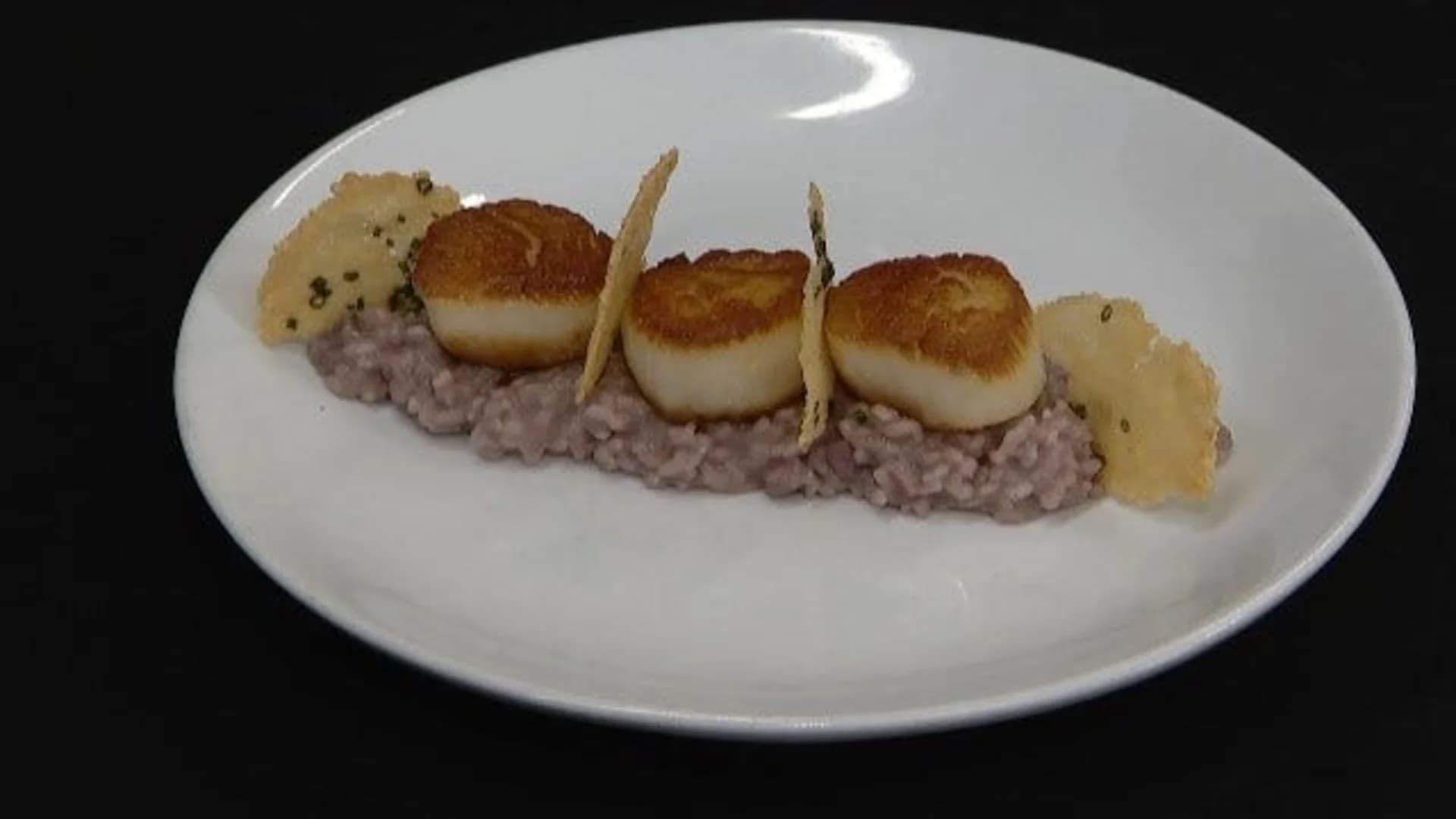 What's Cooking: Seared scallops with pancetta and mushroom risotto
