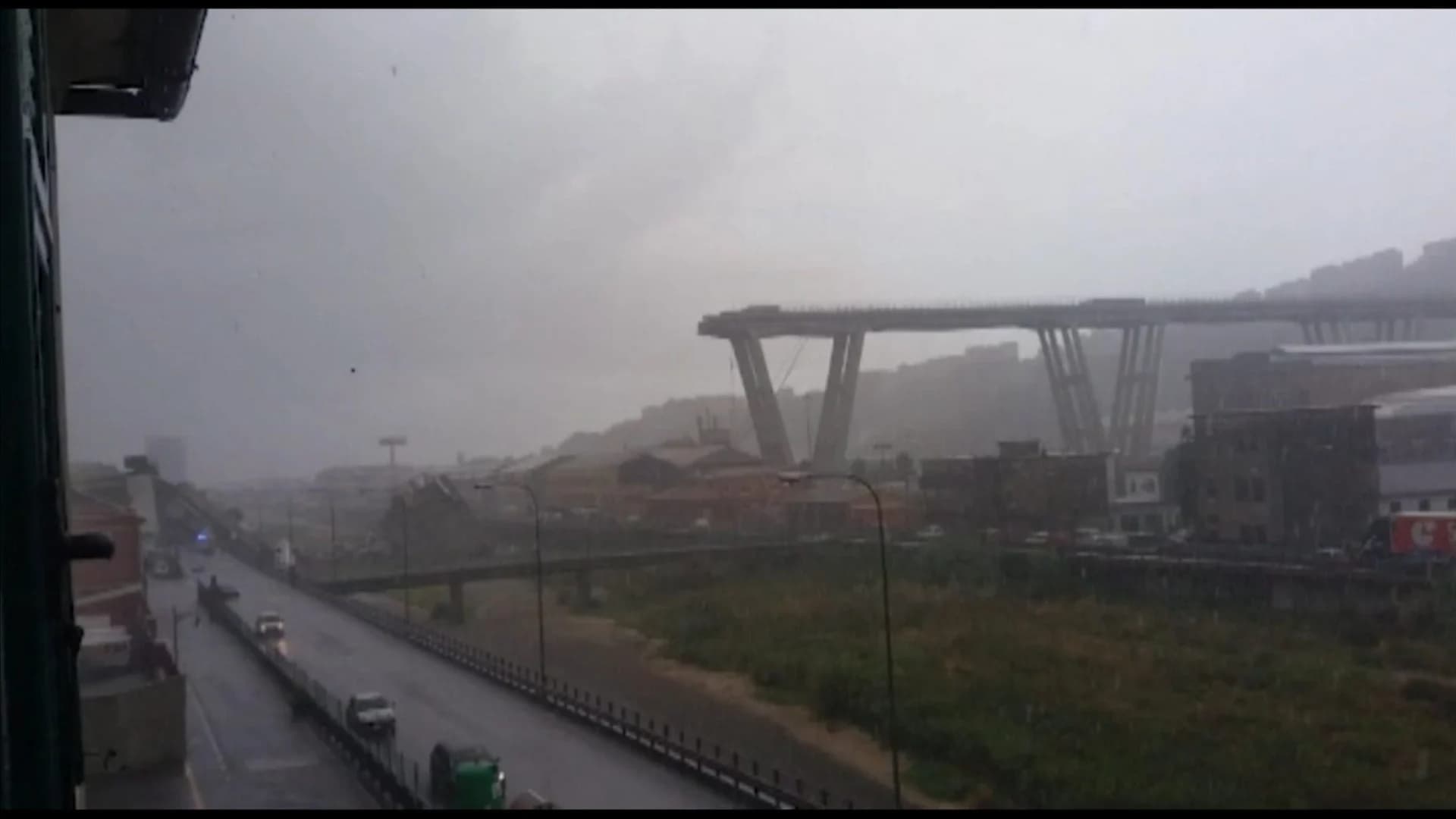 Italian bridge collapse sends cars plunging, killing 26