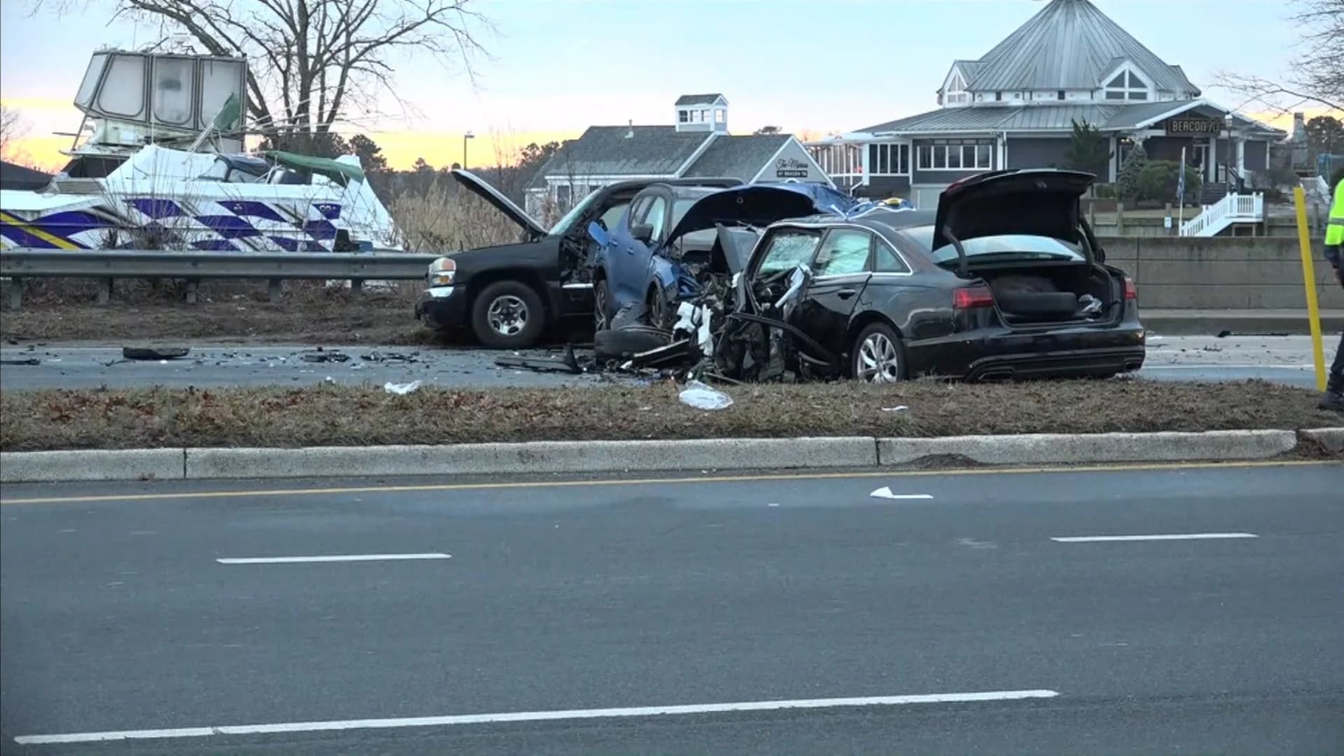 Authorities: Wrong-way crash on Route 70 leaves 3 drivers hospitalized