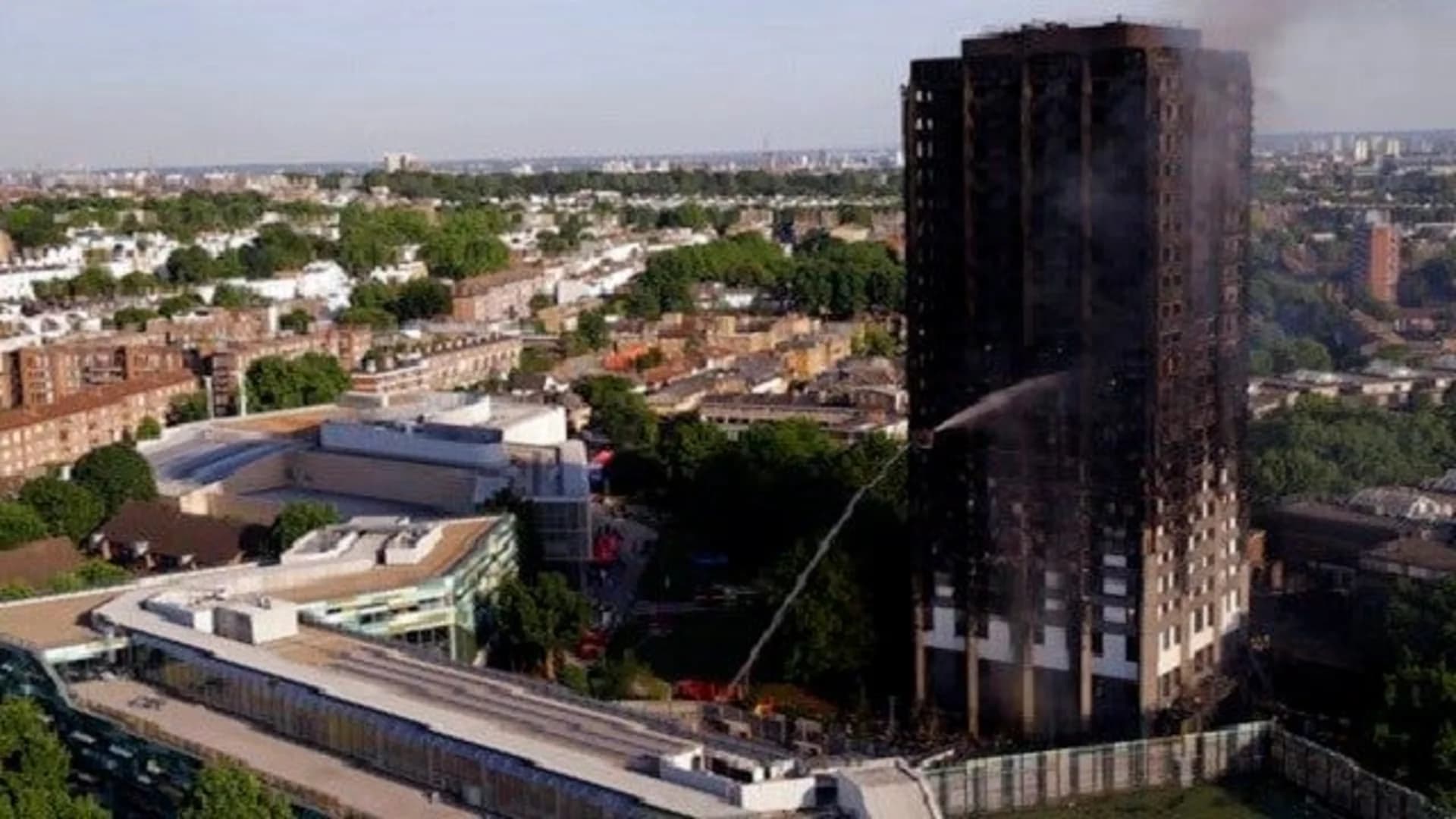 Report: Burned London high-rise cladding was cheaper
