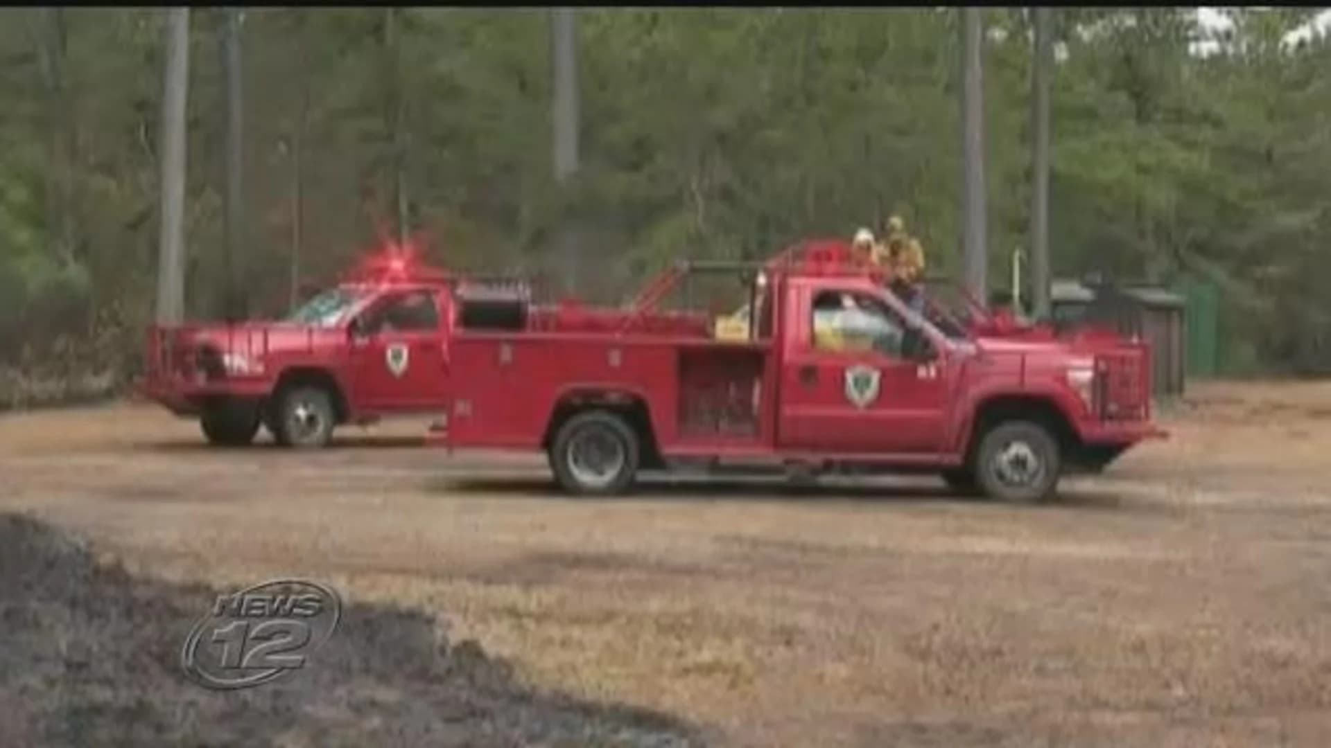 Officials: Burlington County forest fire at 75% containment
