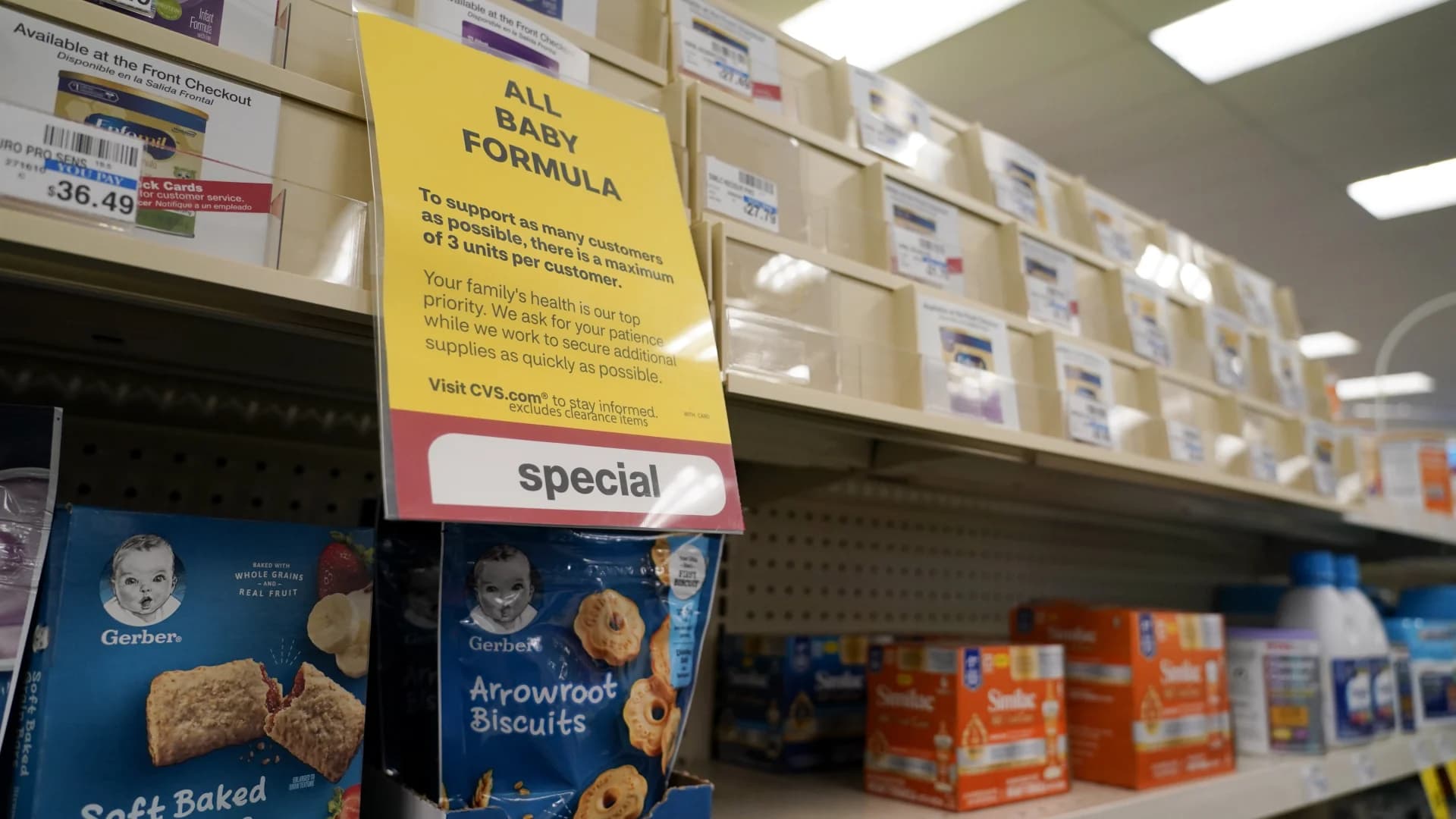 What's behind the baby formula shortage? Here's a look at the problem.