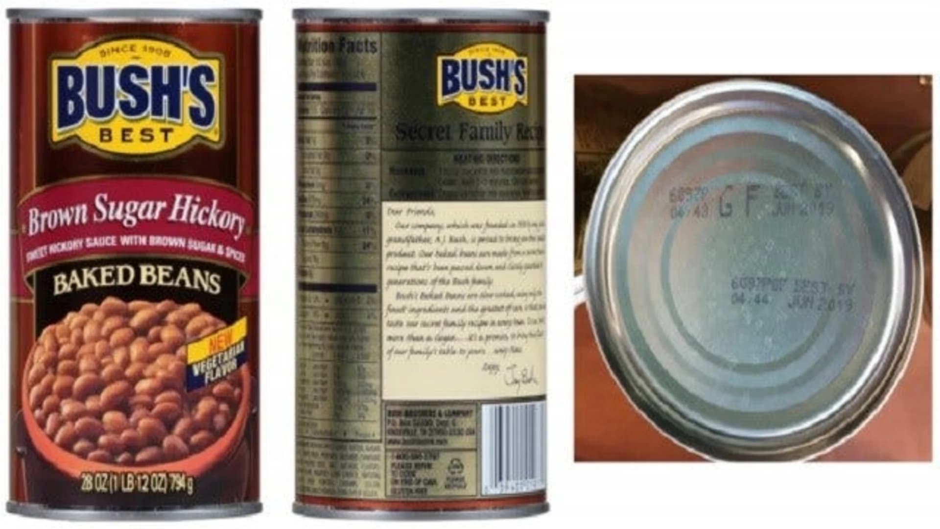 Select Bush’s baked beans recalled due to possible can defect