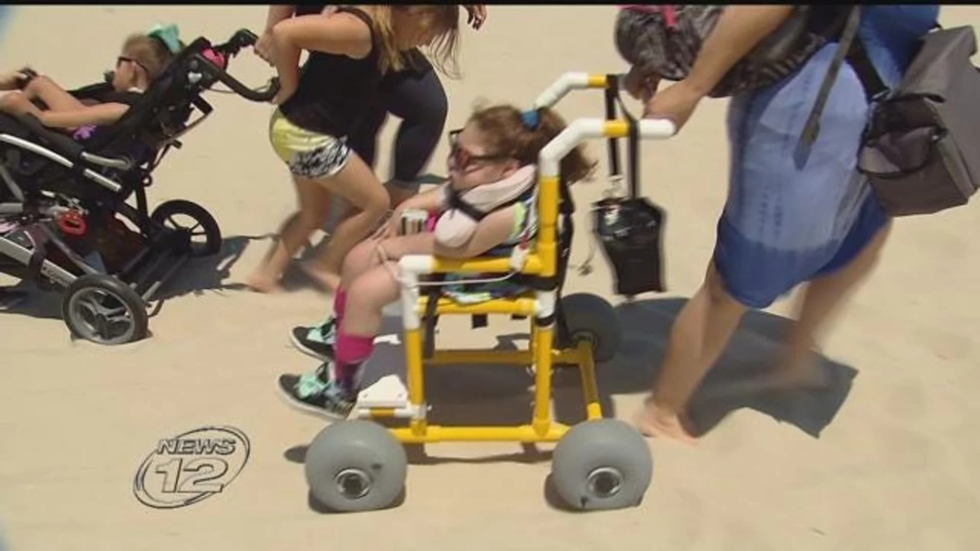 Mom fights for beach access for disabled beachgoers