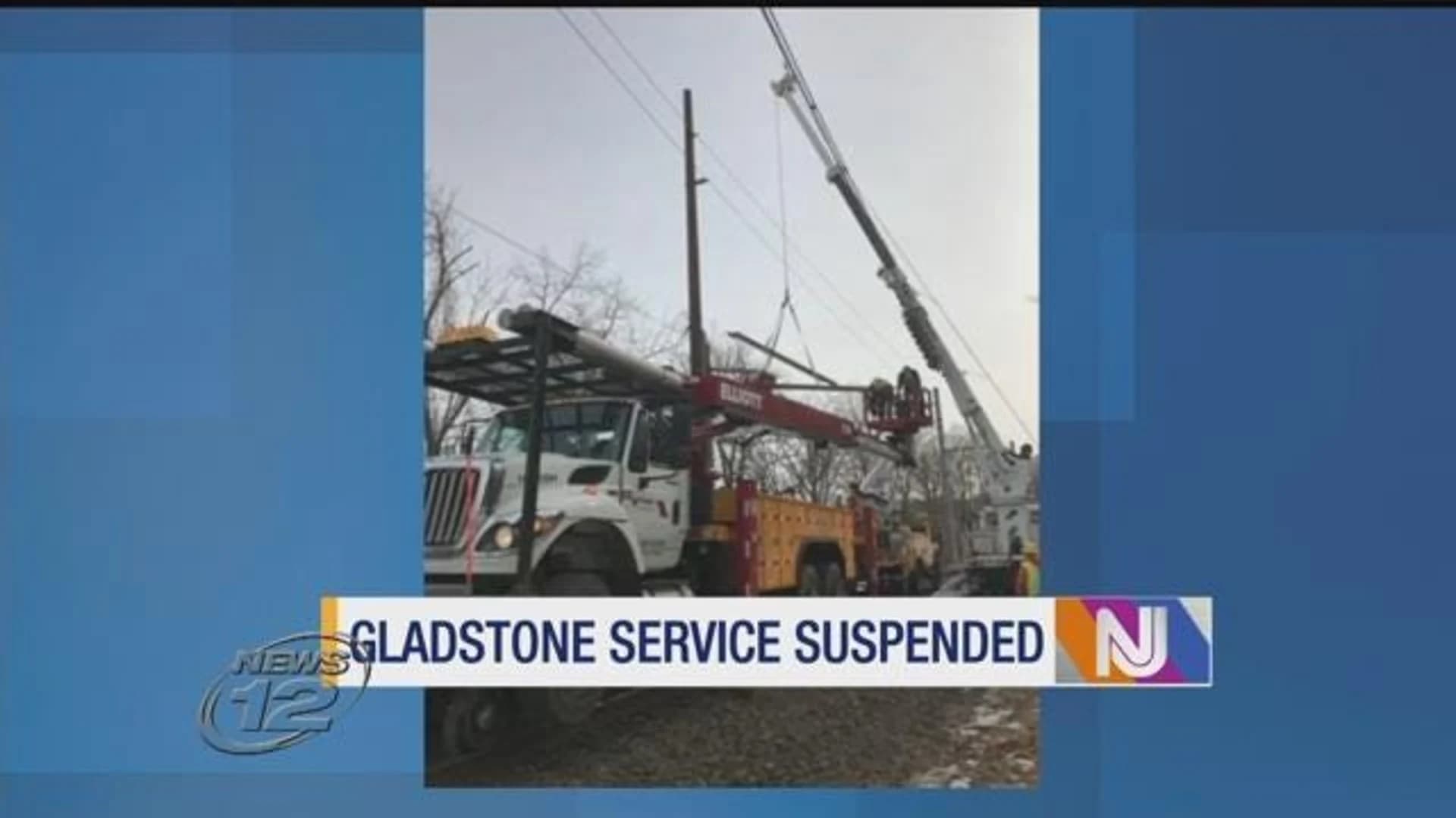 Service suspension continues Monday on Gladstone branch