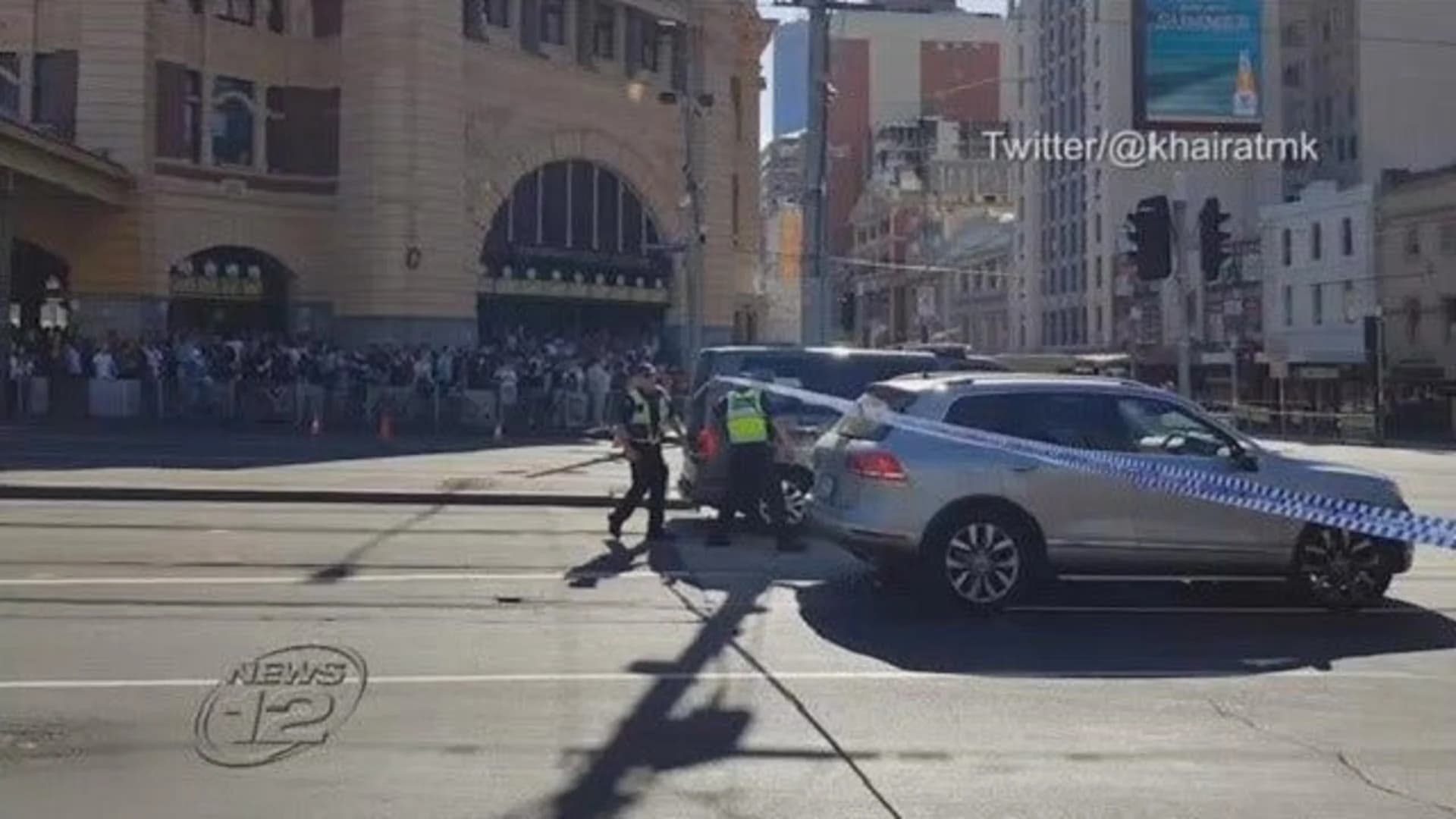 Driver plows car into Melbourne crowd; no known terror ties