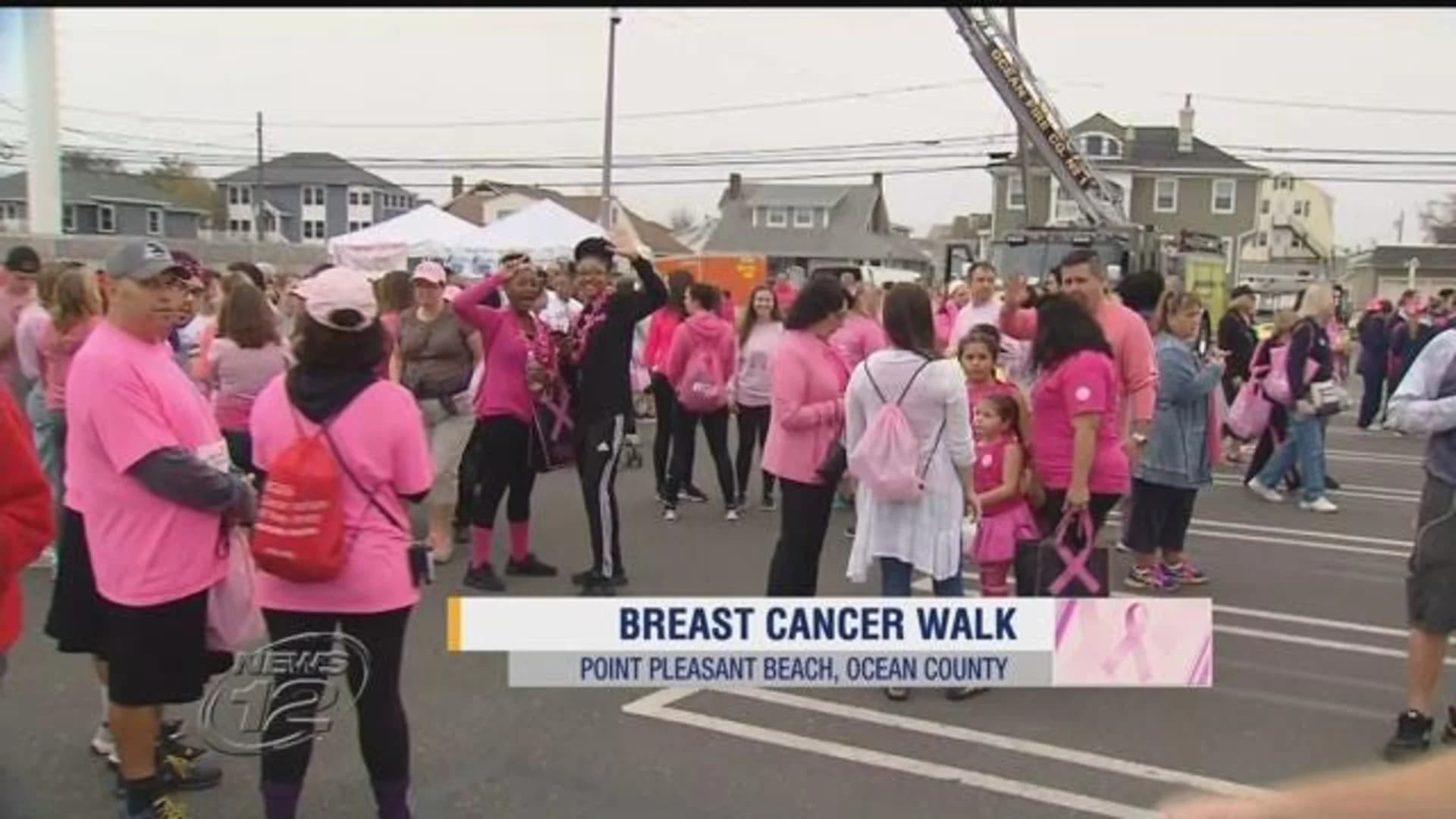 Thousands take part in breast cancer walk