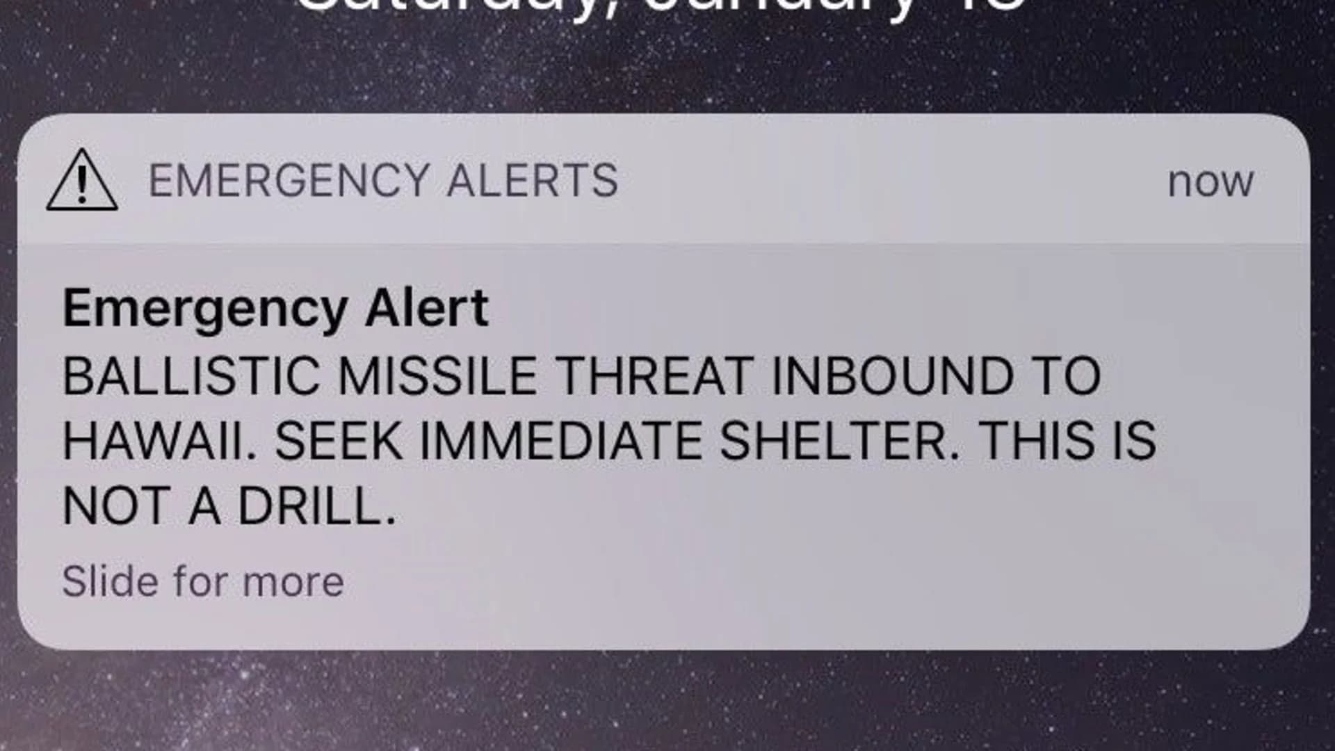 'We made a mistake' Hawaii sends false missile alert