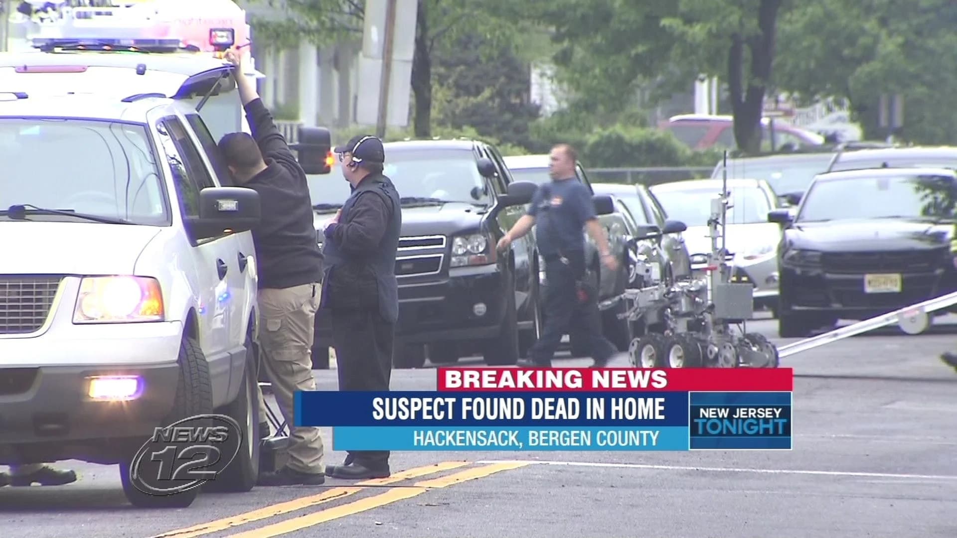 NJ police: MTA slaying suspect dead after standoff in Hackensack