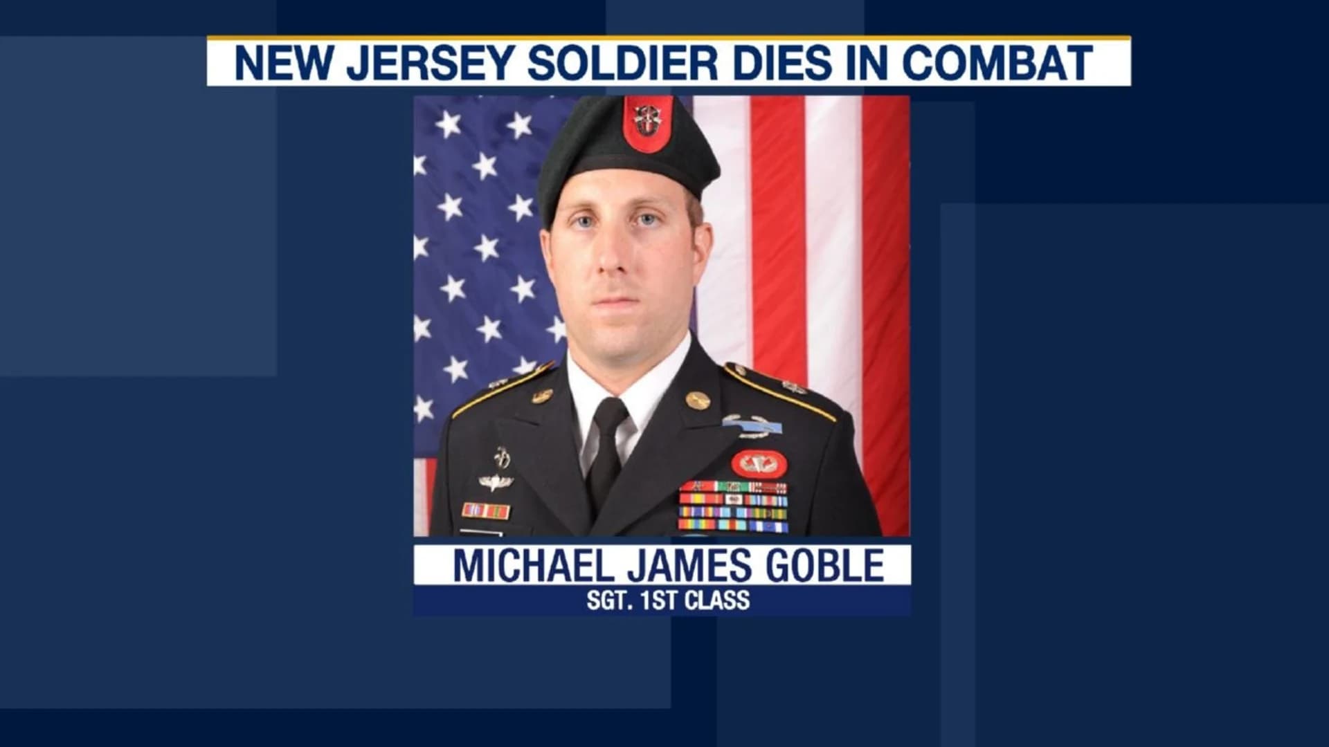 US: Solider from NJ who died in Afghanistan was seizing Taliban weapons cache