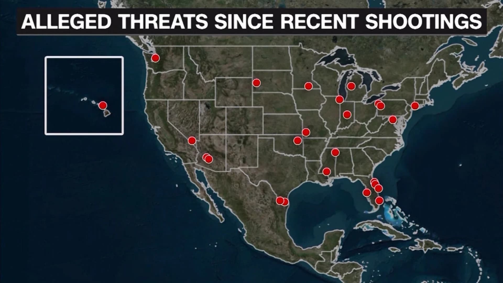 Report: At least 26 arrested across the country for threatening mass shootings in August