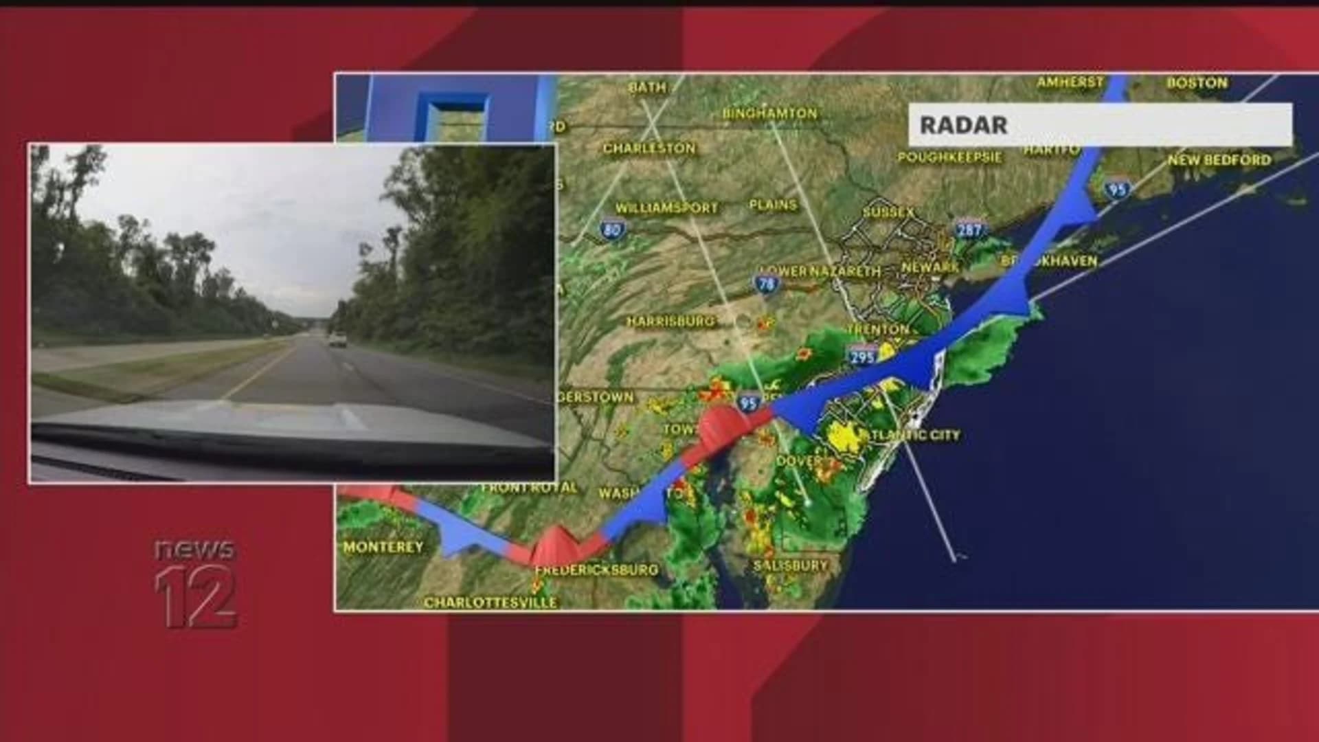 Thunderstorms move across New Jersey; flooding possible in parts of the state