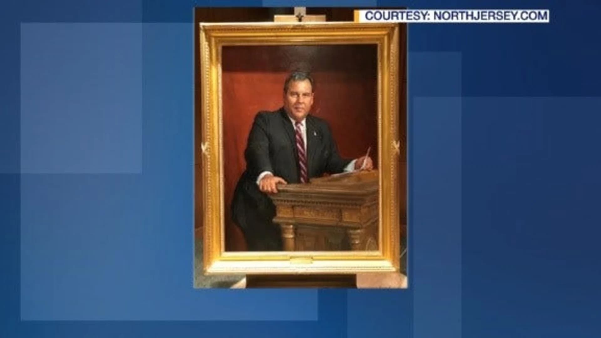 Chris Christie portrait, most expensive in state history, unveiled