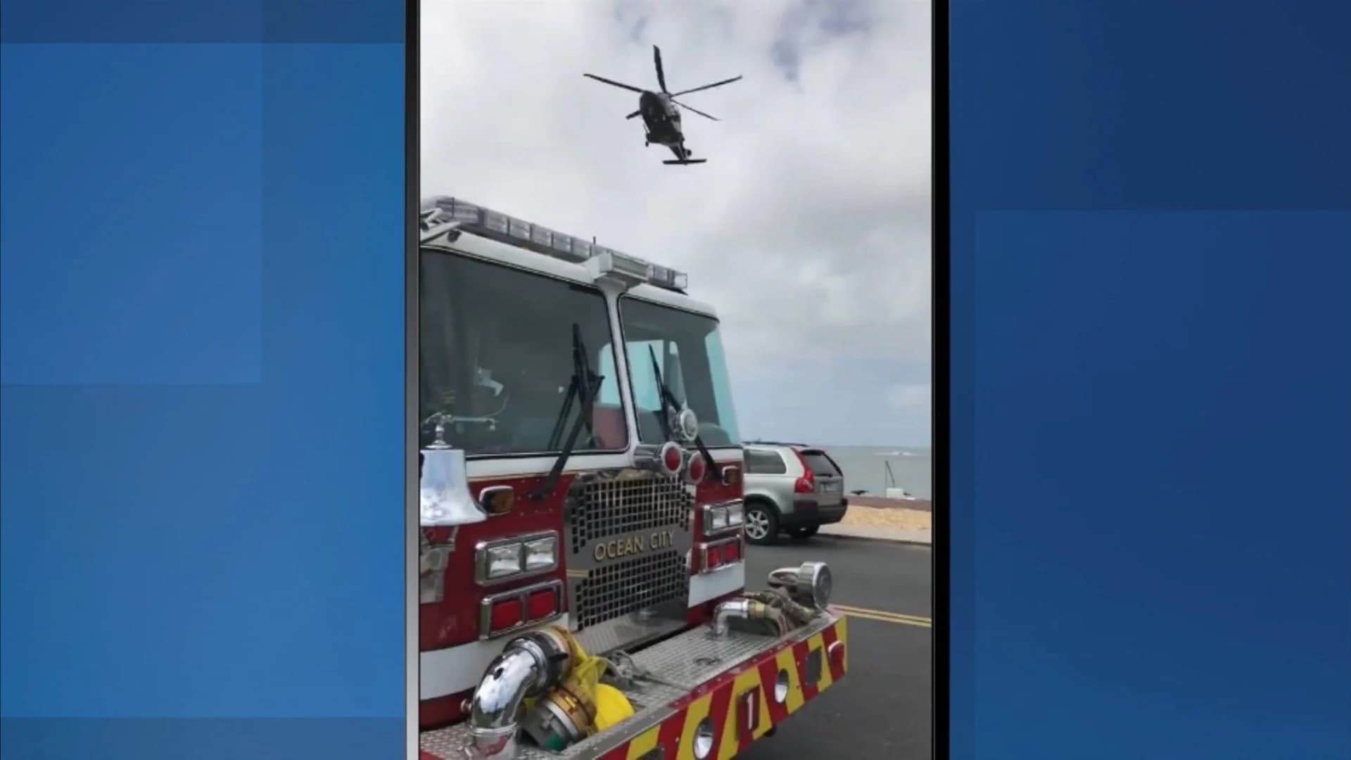 Woman impaled by beach umbrella thanks rescuers