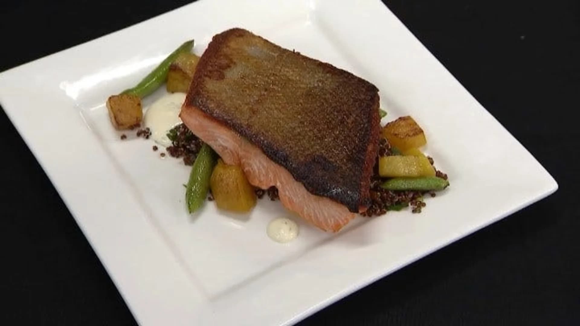 What's Cooking: Seared Salmon
