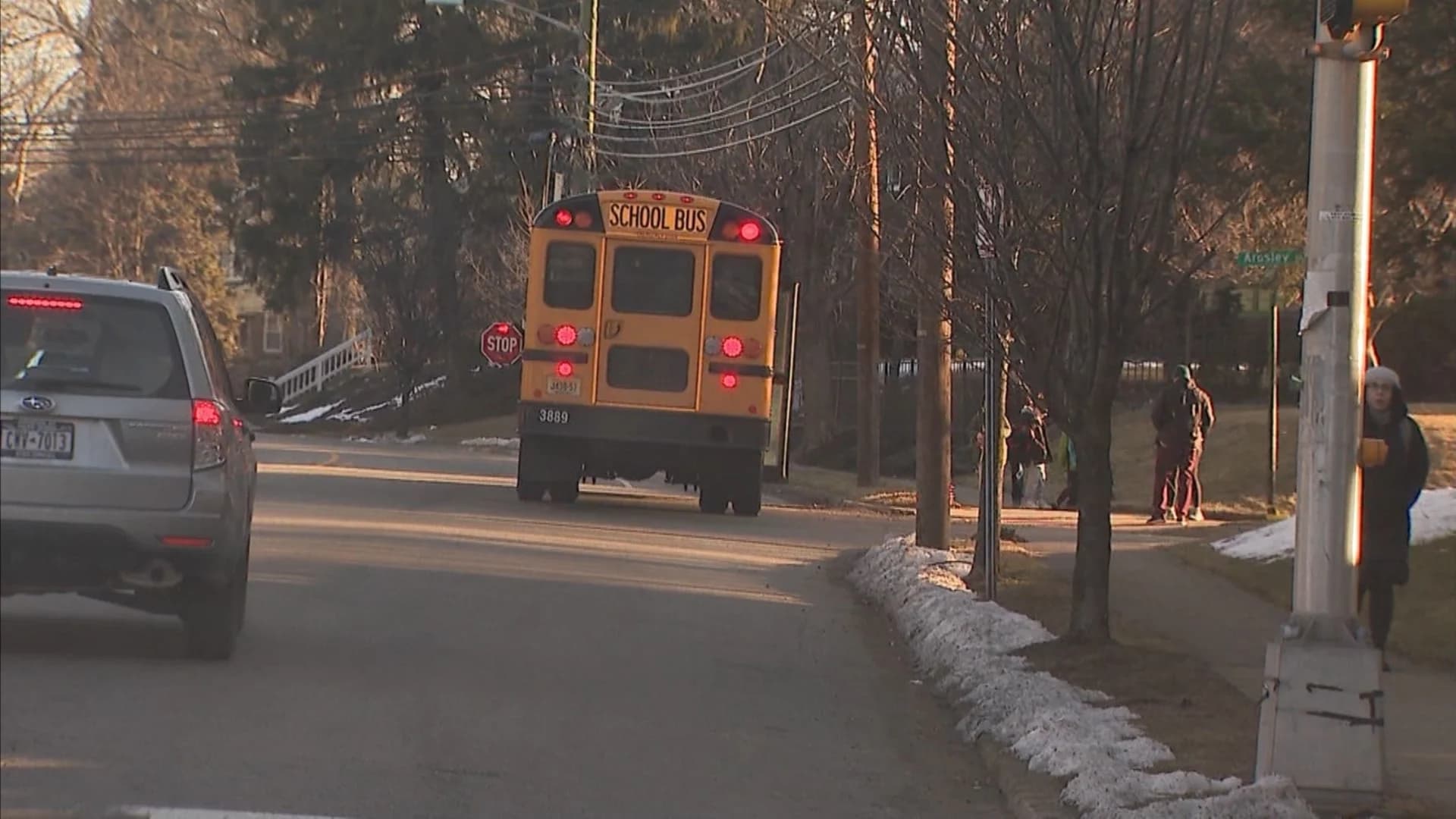 New initiative in Montclair has unmarked police cars following school buses