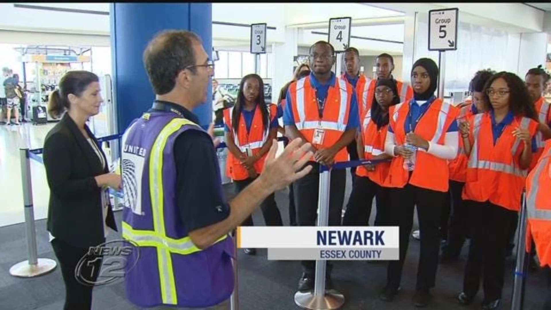 Students learn about airline industry in summer job program
