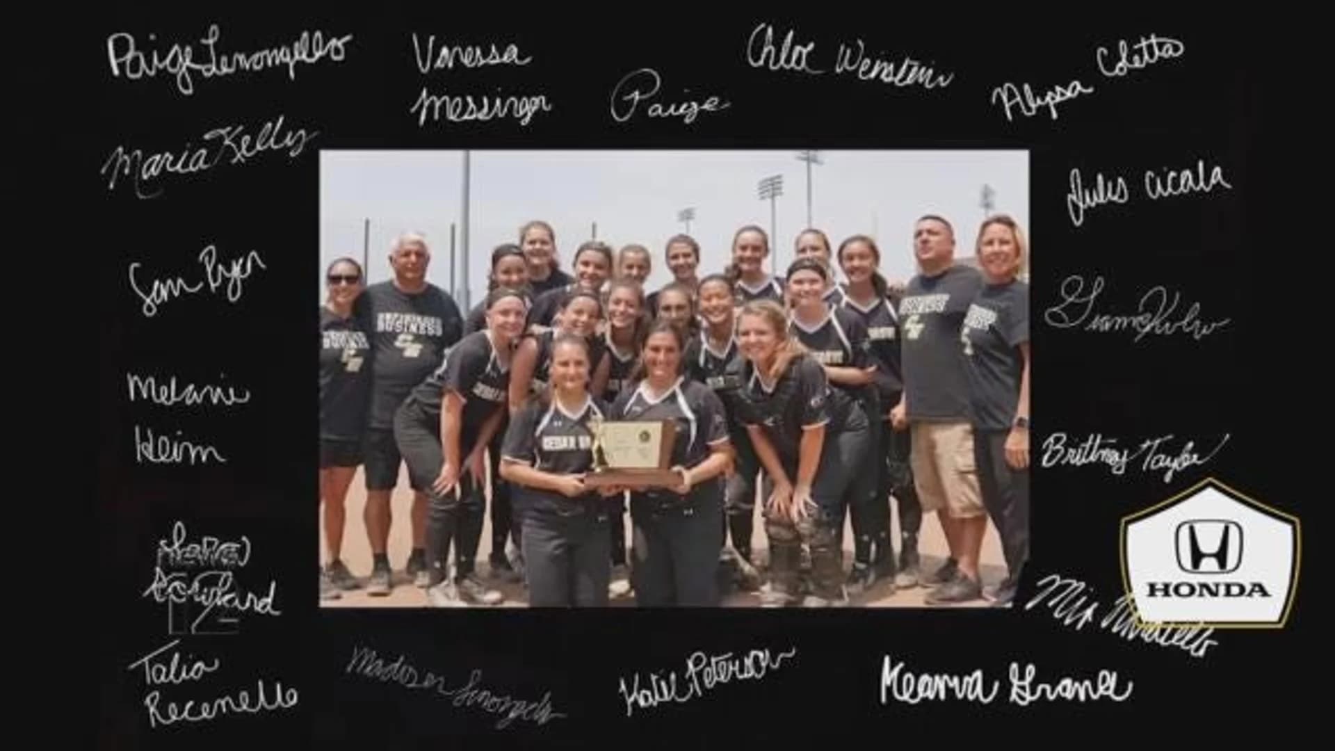 Cedar Grove softball team buys 20 gift cards from restaurants totaling $1K, distribute them among supporters