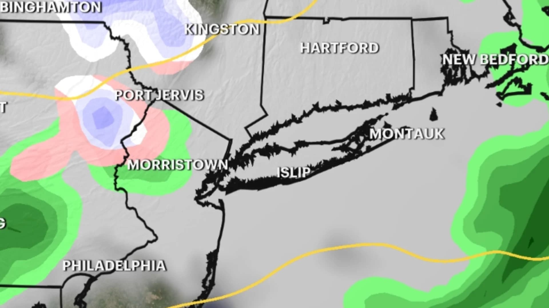 Rainy conditions move in behind winter storm