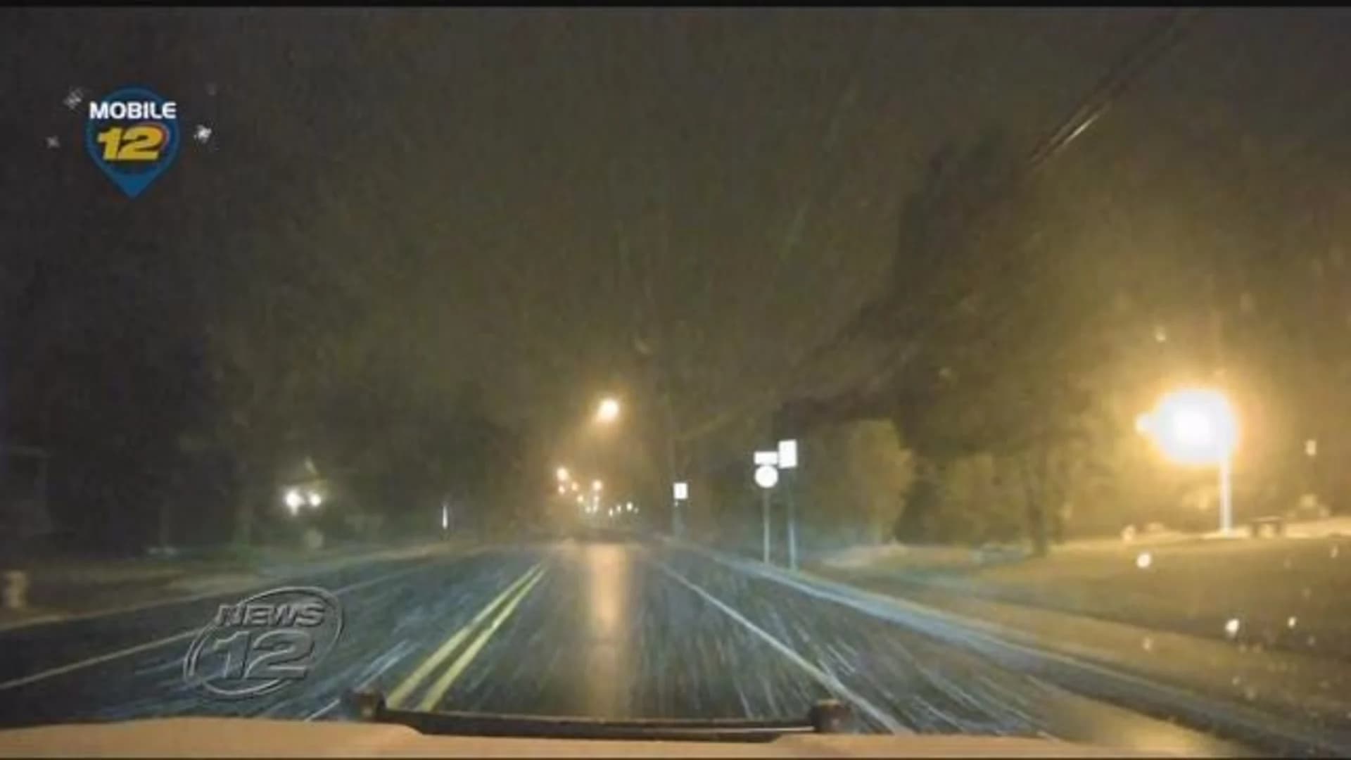 Slick conditions on roads across Monmouth County