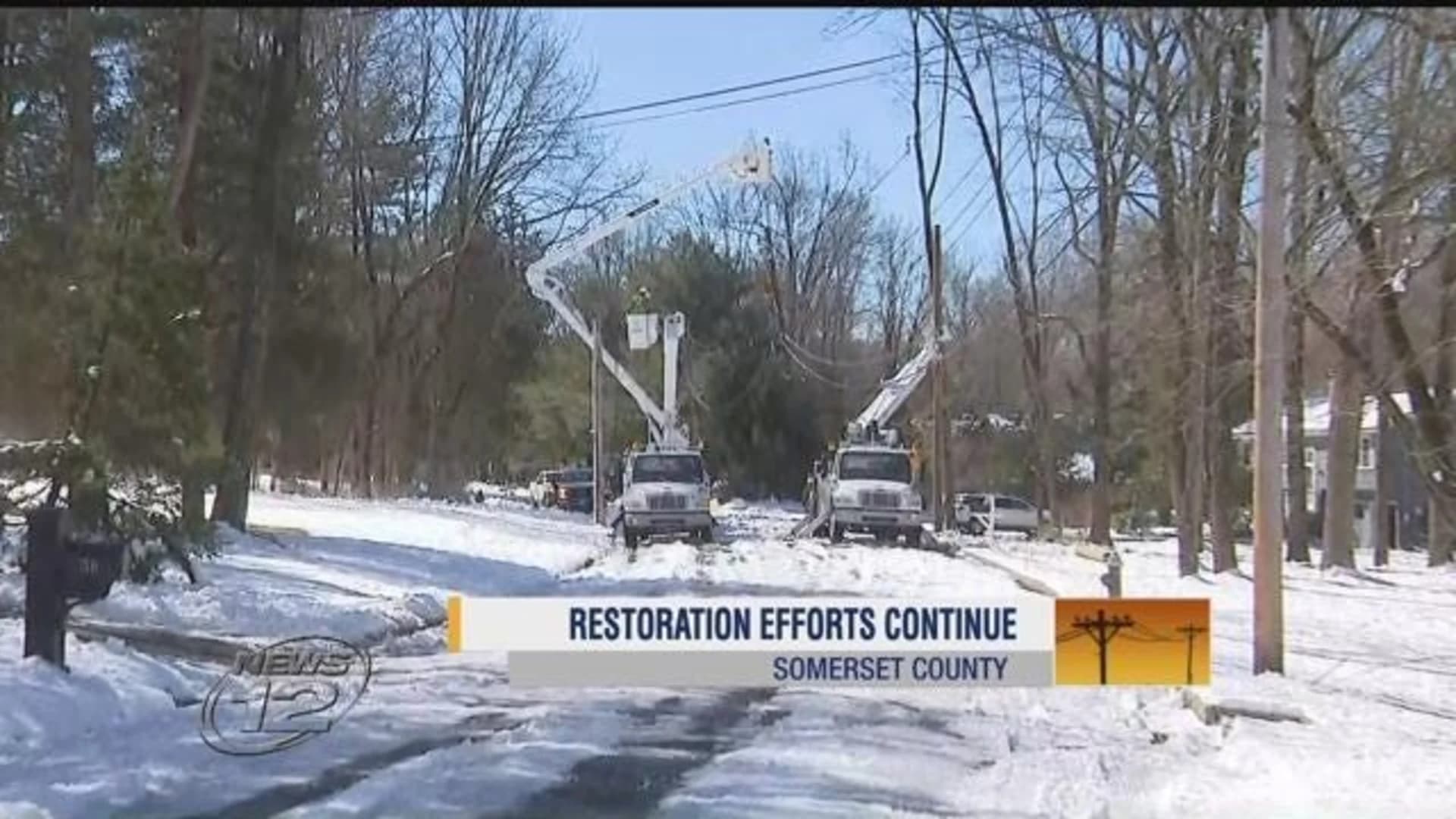 JCP&L, PSEG working to restore power by Sunday night