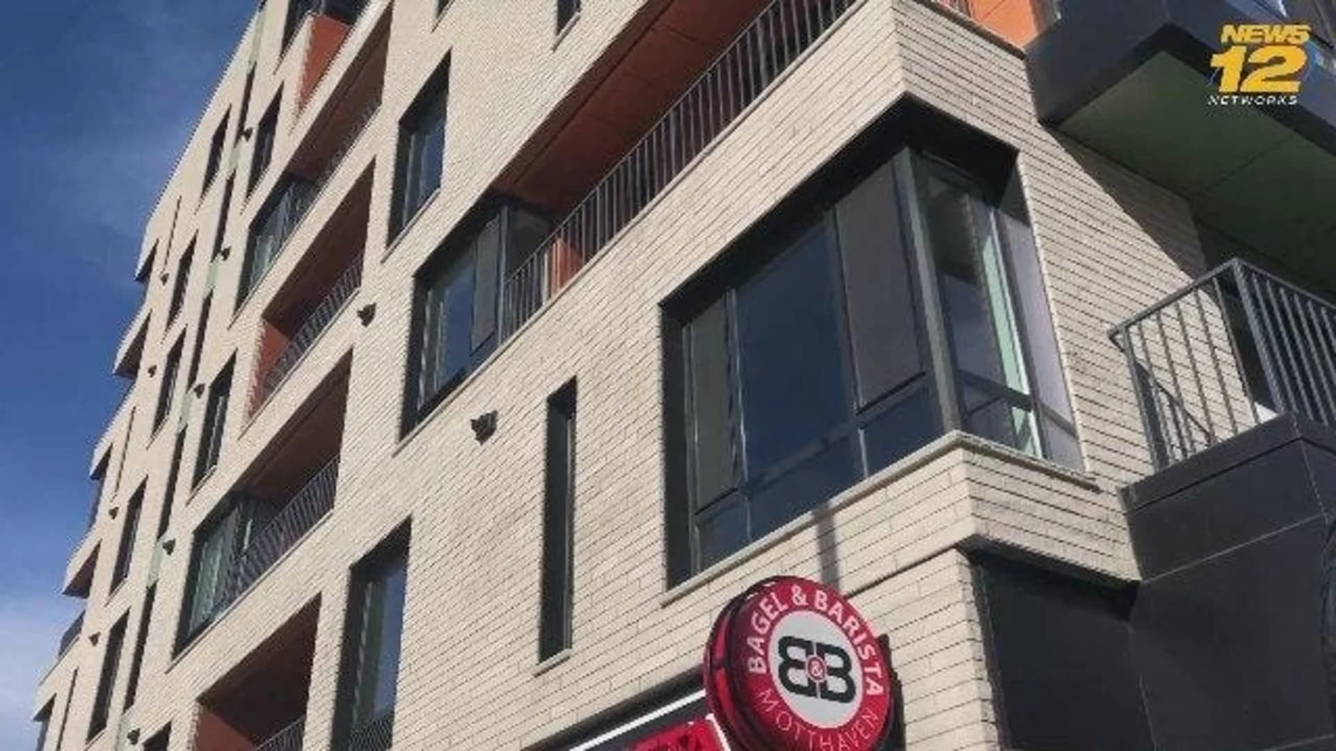 Real estate agent gives tour of Mott Haven penthouse
