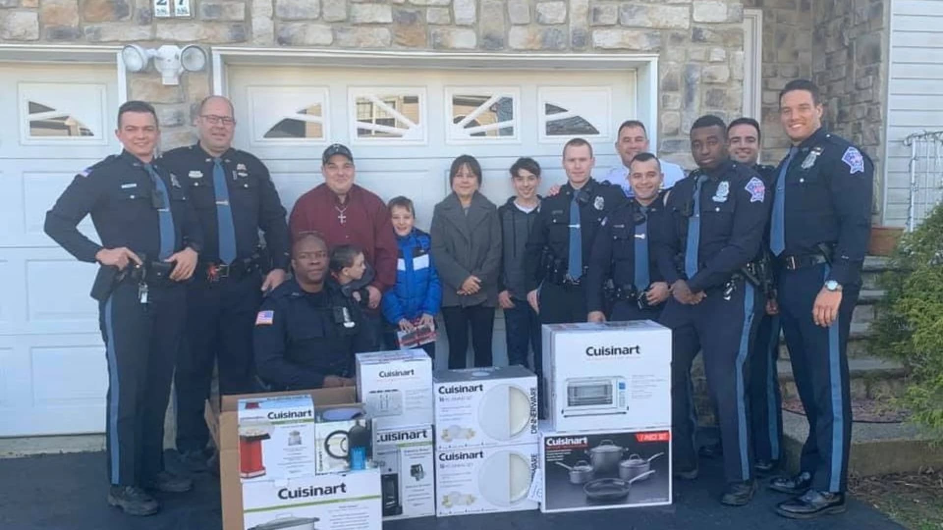 Marlboro Police Department adopts family in need for the holidays