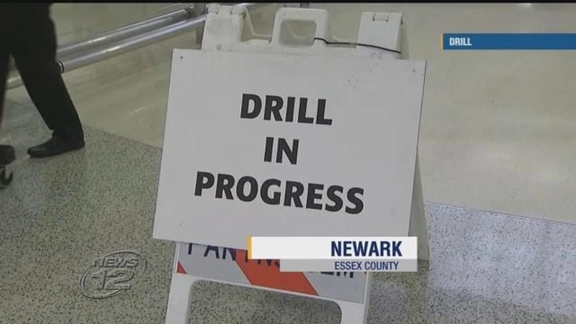 Emergency drill held at Newark Airport