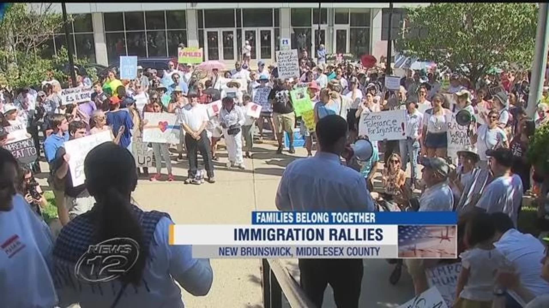 Crowds turn out for 'Families Belong Together' immigration rallies in NJ
