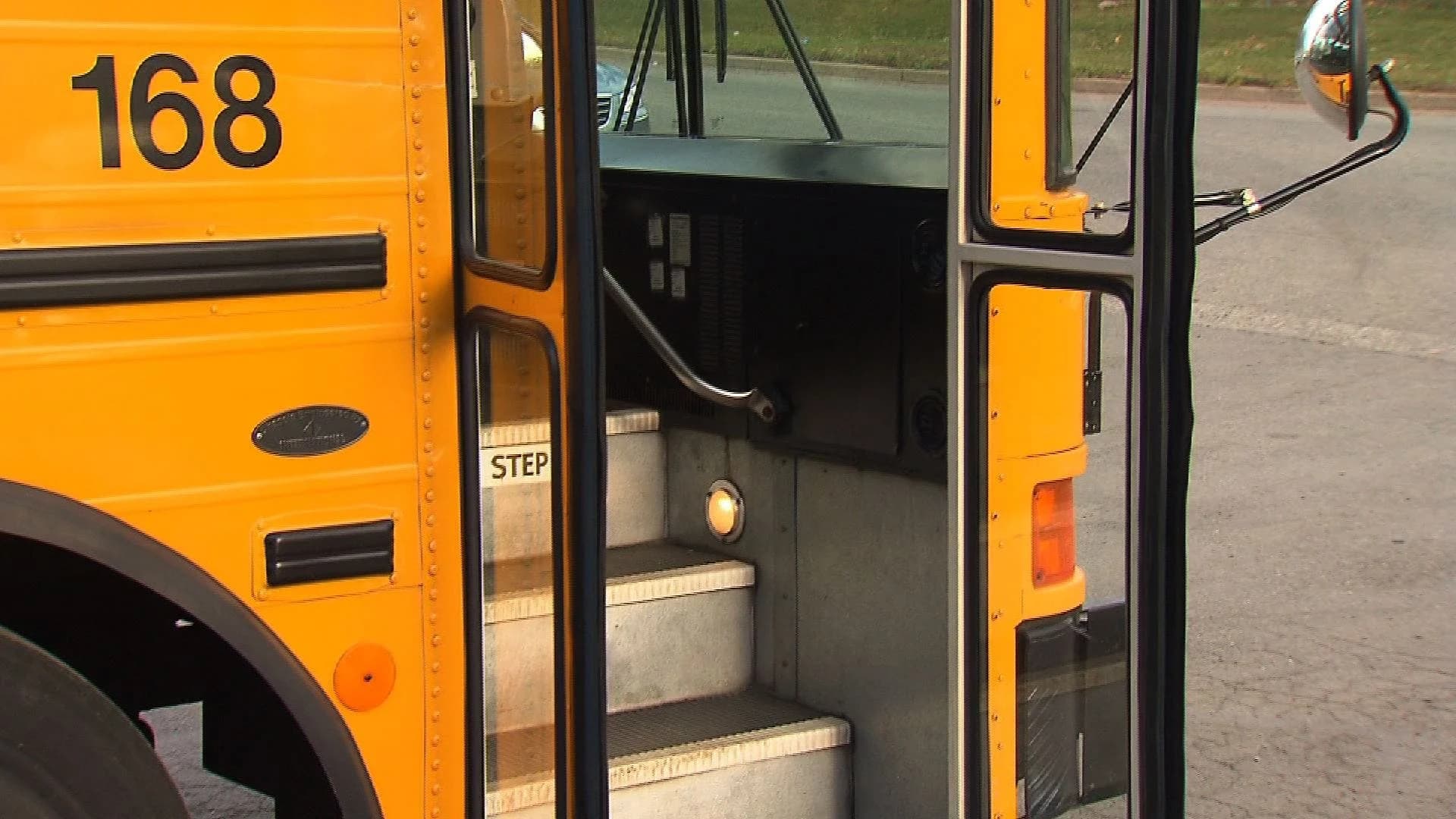 Police: NJ teen steals school bus, crashes into parked car
