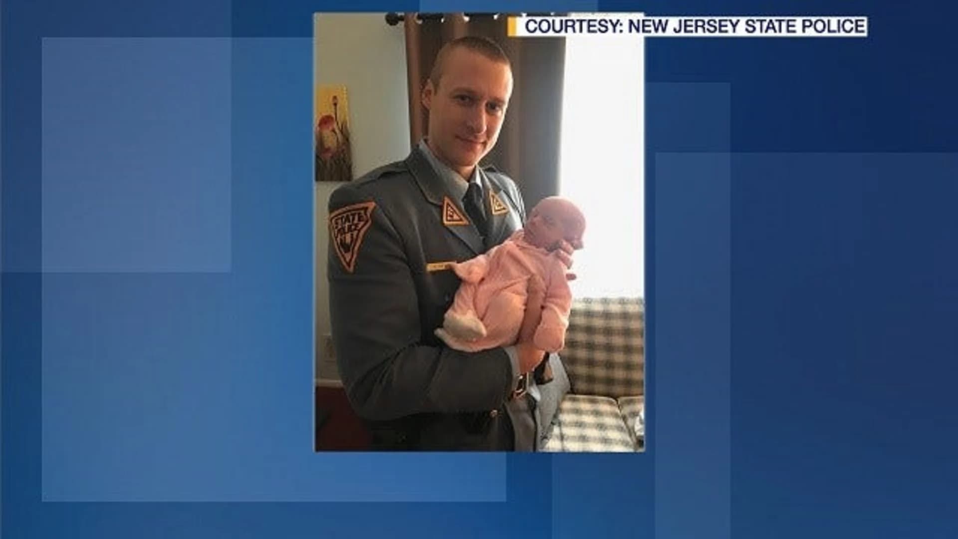 Off-duty NJ state trooper saves choking baby