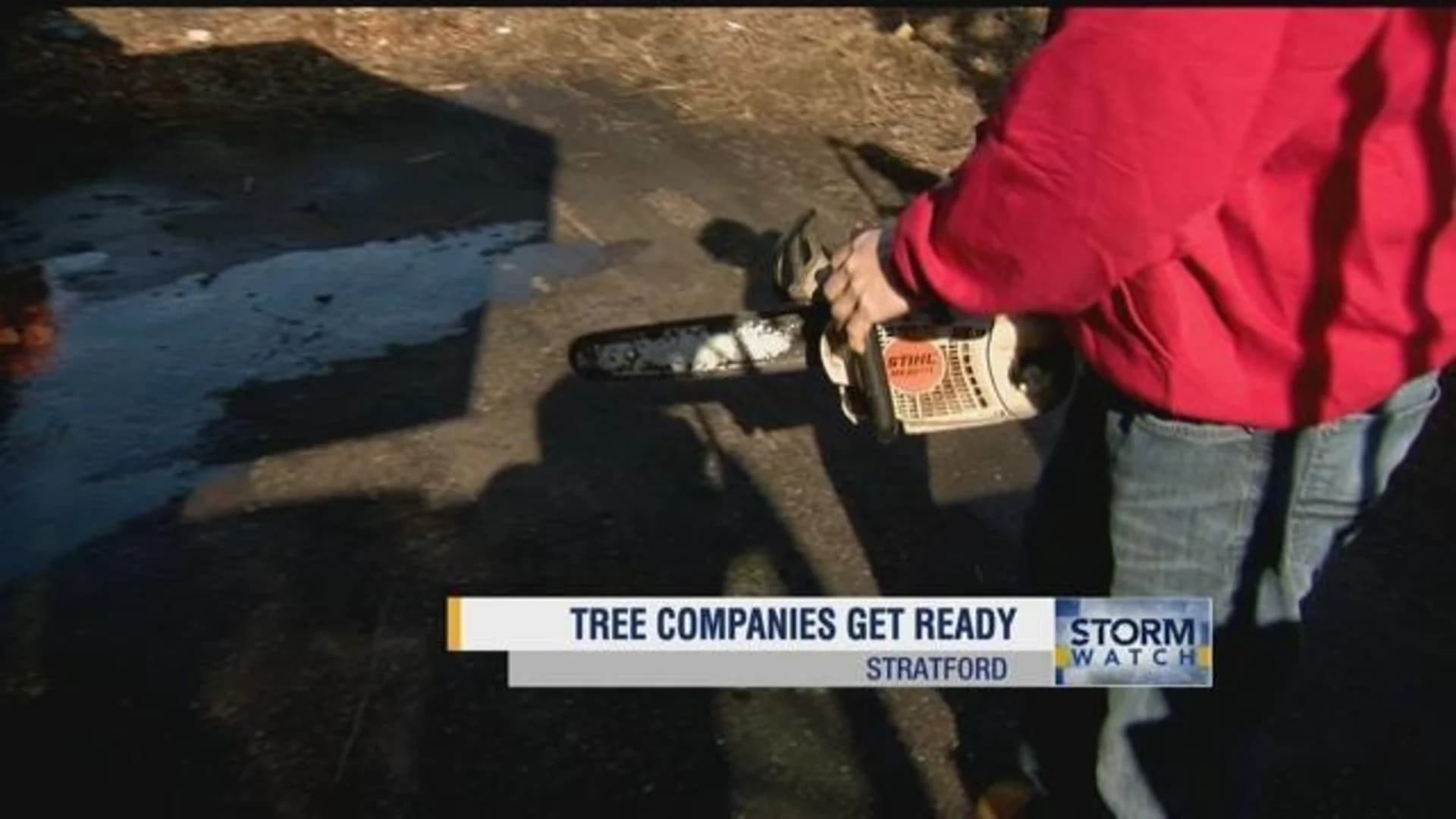Tree crews get set ahead of potential ice storm