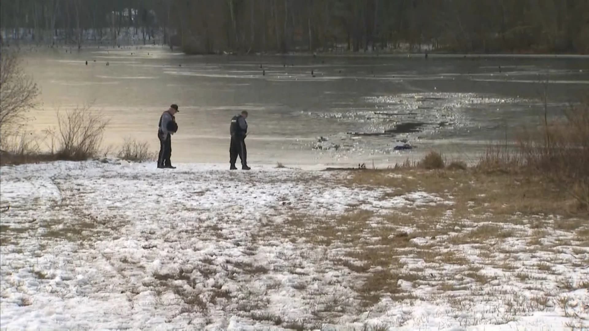 1st responders rescue person who fell through ice in Passaic County