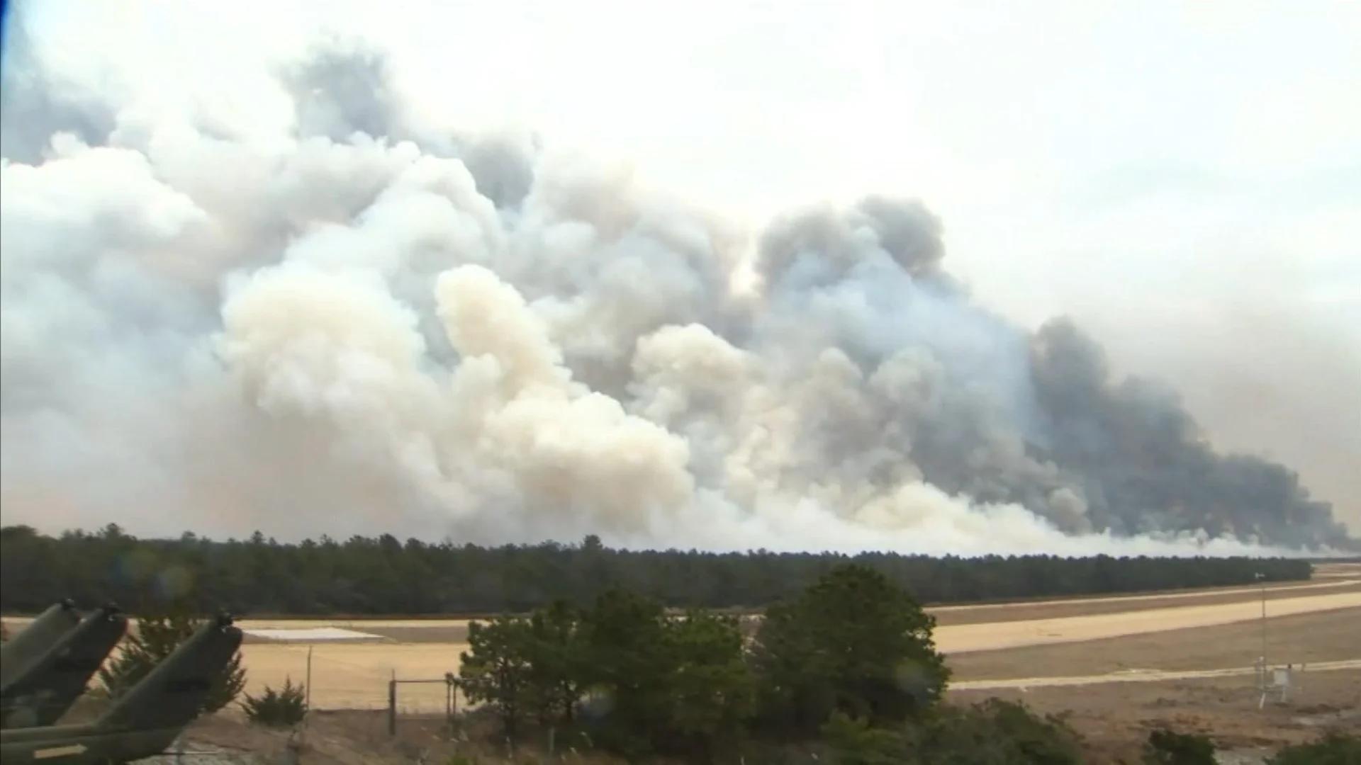 Effects of major New Jersey forest fire felt all across the state